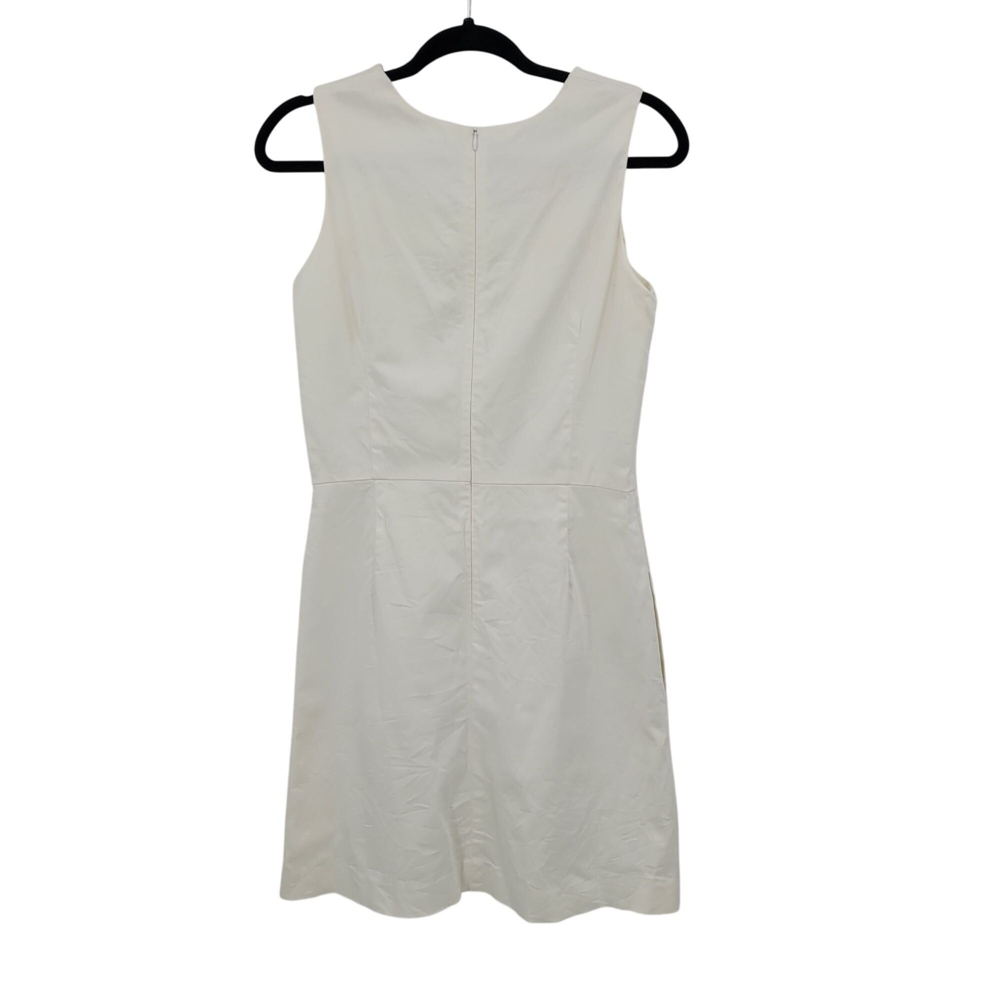 Designer Pink Tartan Womens White Sleeveless Sheath Dress Sz 8 Canada Size M / US 6-8 / IT 42-44 - 7 Thumbnail