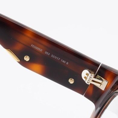 Fendi Fendi FE50092I 053 Women Eyeglasses Havana 52mm Cat Eye Fram Size ONE SIZE - 7 Thumbnail