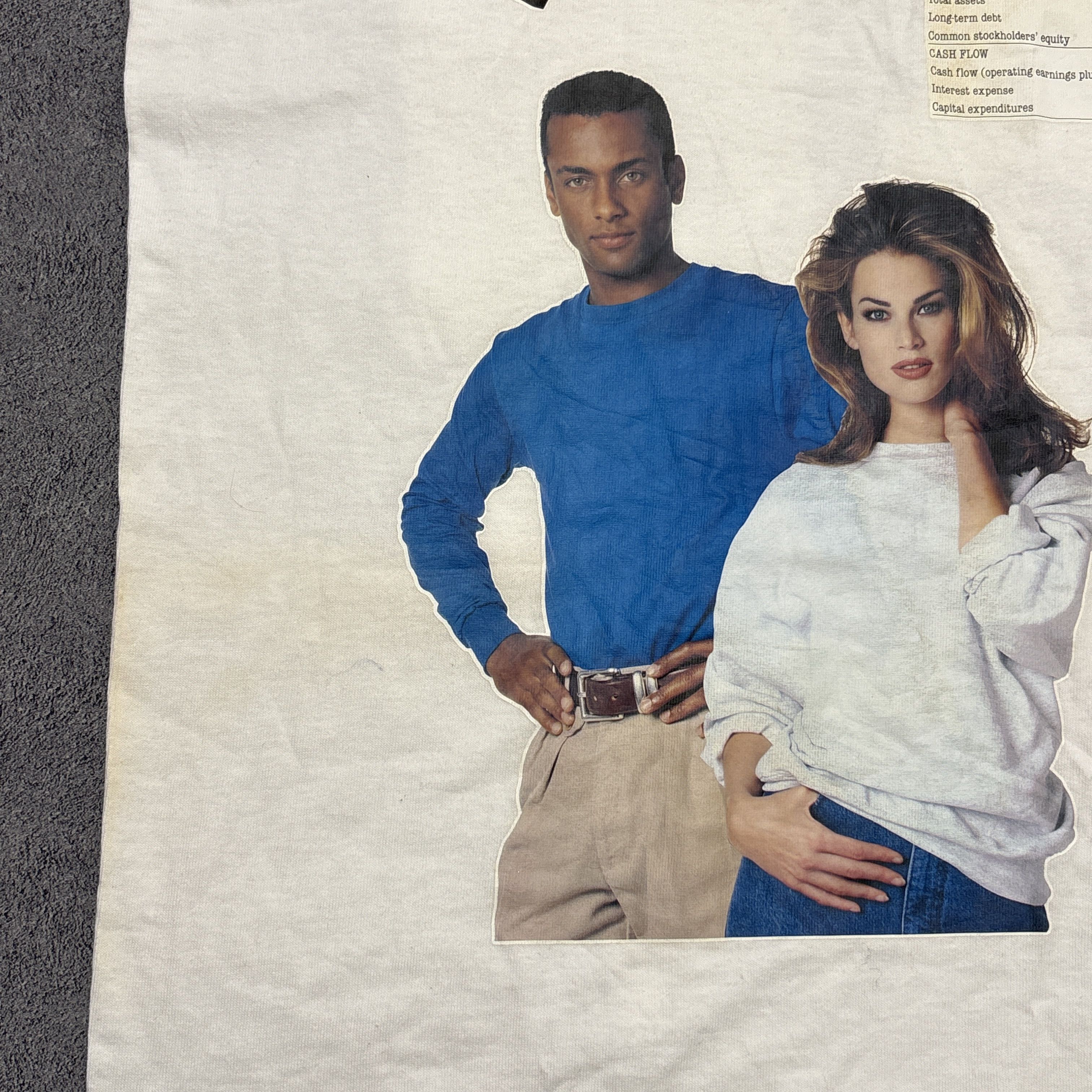 Vintage Vintage Test Print Shirt 90s Fruit Of The Loom Single Stitch Size US XL / EU 56 / 4 - 19 Thumbnail