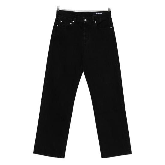 Jacquemus JACQUEMUS Men Denim Pants PAM00028 AD00039 990 BLACK Size US 36 / EU 52 - 1 Thumbnail
