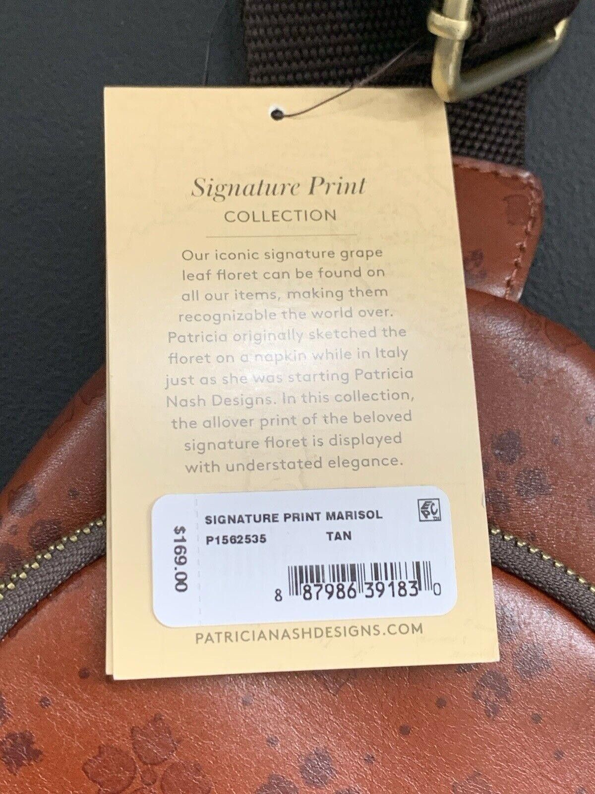 Patricia Nash Patricia Nash Marisol Leather Signature Print Sling Bag NWT Size ONE SIZE - 2 Thumbnail