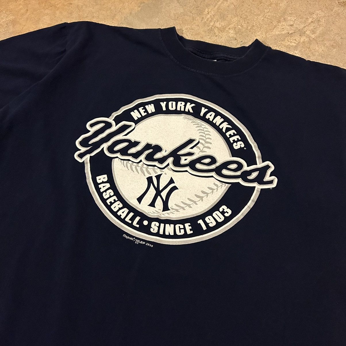 MLB × New York Yankees × Vintage Crazy Vintage Y2K New York Yankees Baseball MLB Tee Size US L / EU 52-54 / 3 - 2 Thumbnail
