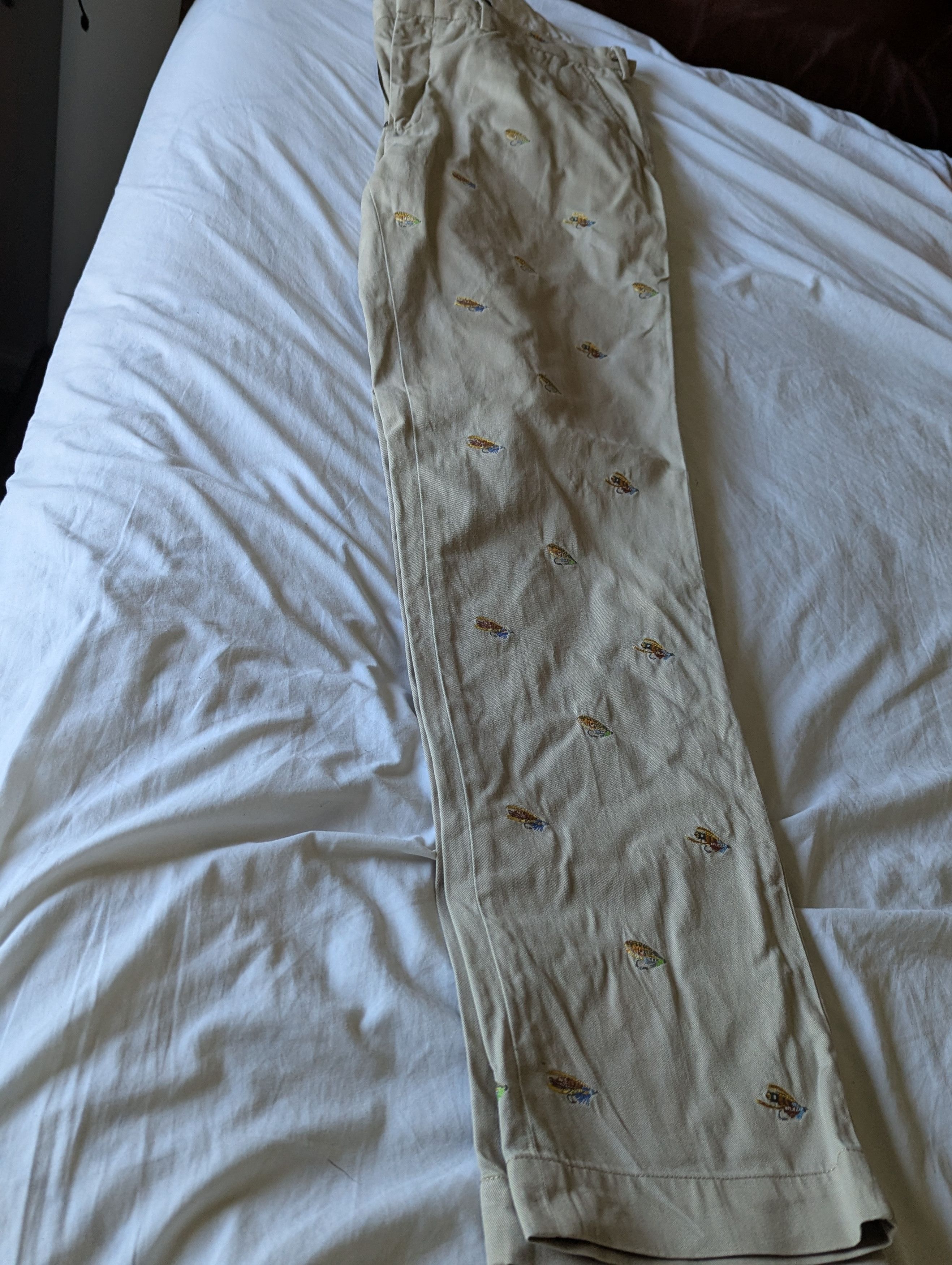 Polo Ralph Lauren Khaki Long Pant 34inch waist, 34inch + insane Size US 36 / EU 52 - 2 Thumbnail