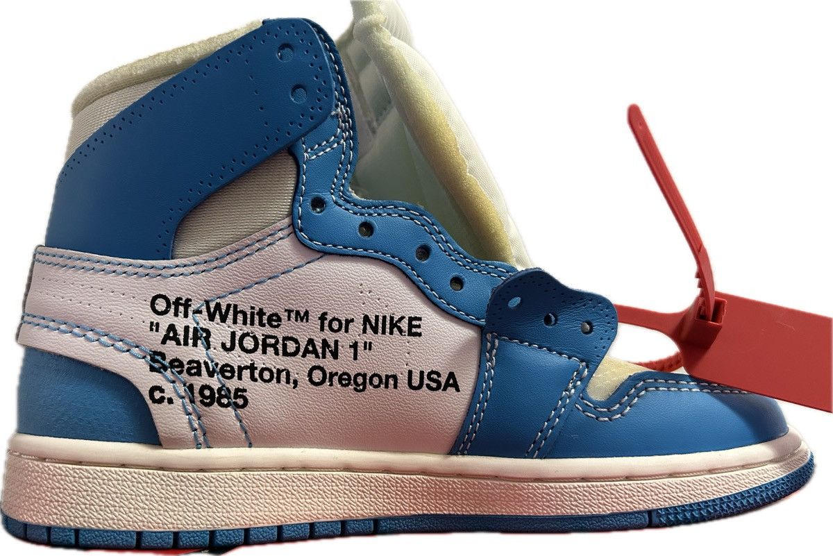 Jordan Brand × Off-White Jordan X OFF-WHITE Air Jordan 1 RETRO OG "UNC" Size US 5.5 / IT 35.5 - 4 Thumbnail