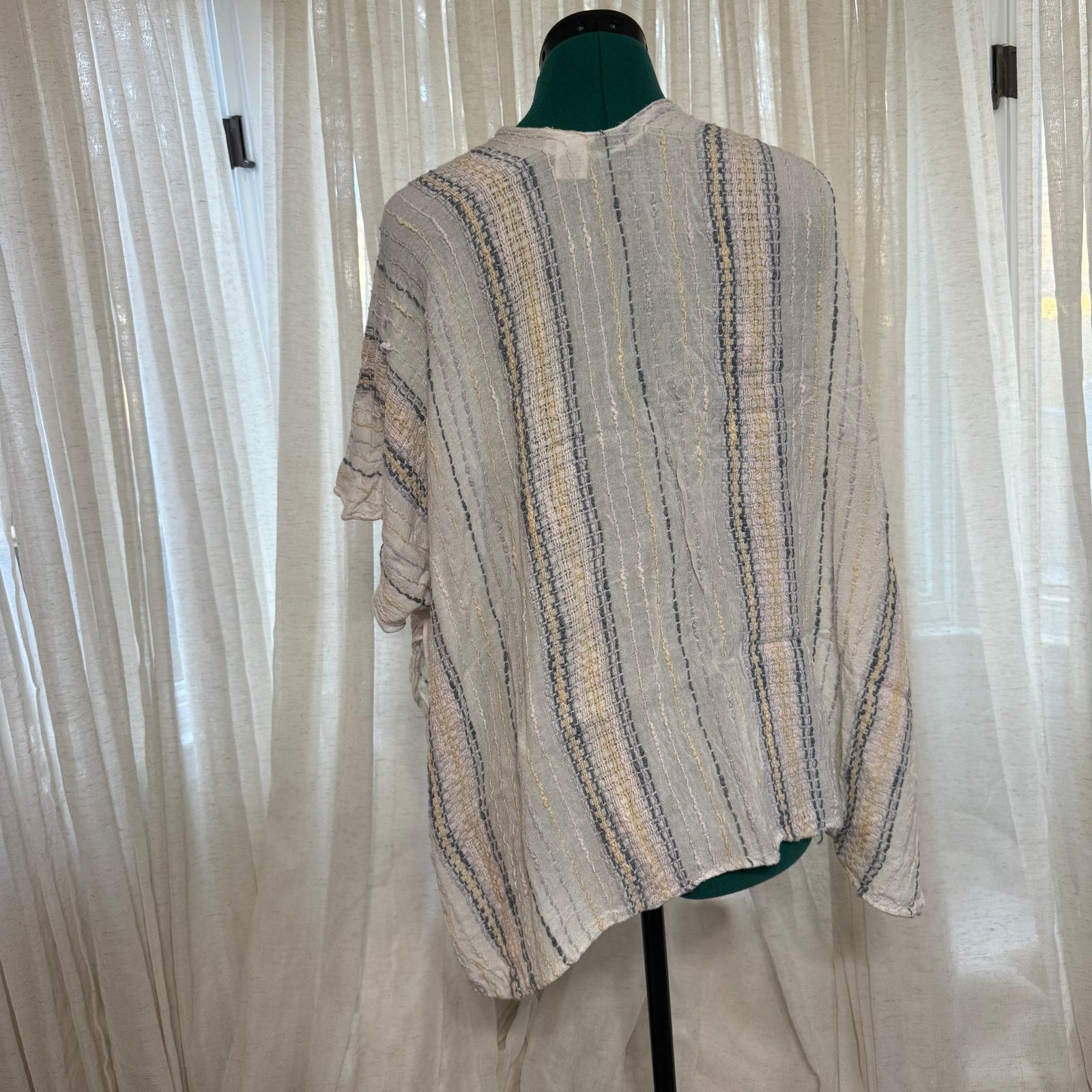 Sonoma Sonoma Textured Striped Open Kimono | Sz OS Size ONE SIZE - 6 Thumbnail