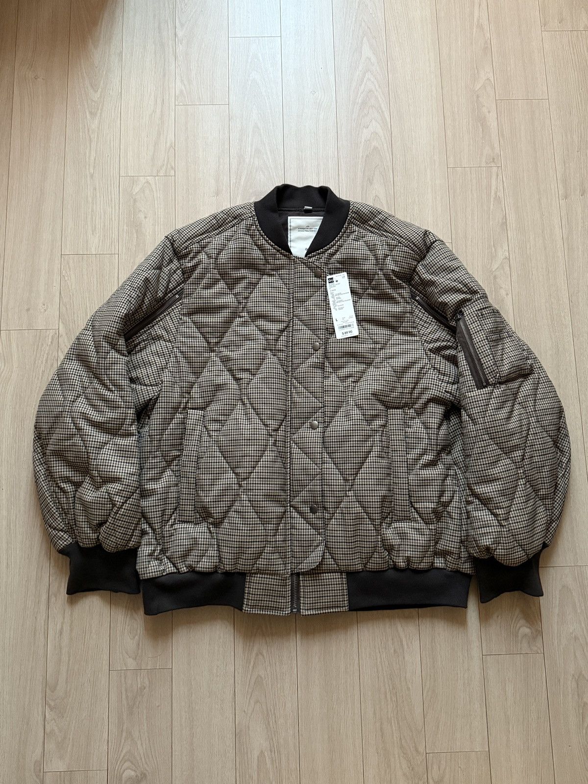 GU GU Houndstooth Quilted Bomber Size US L / EU 52-54 / 3 - 1 Thumbnail