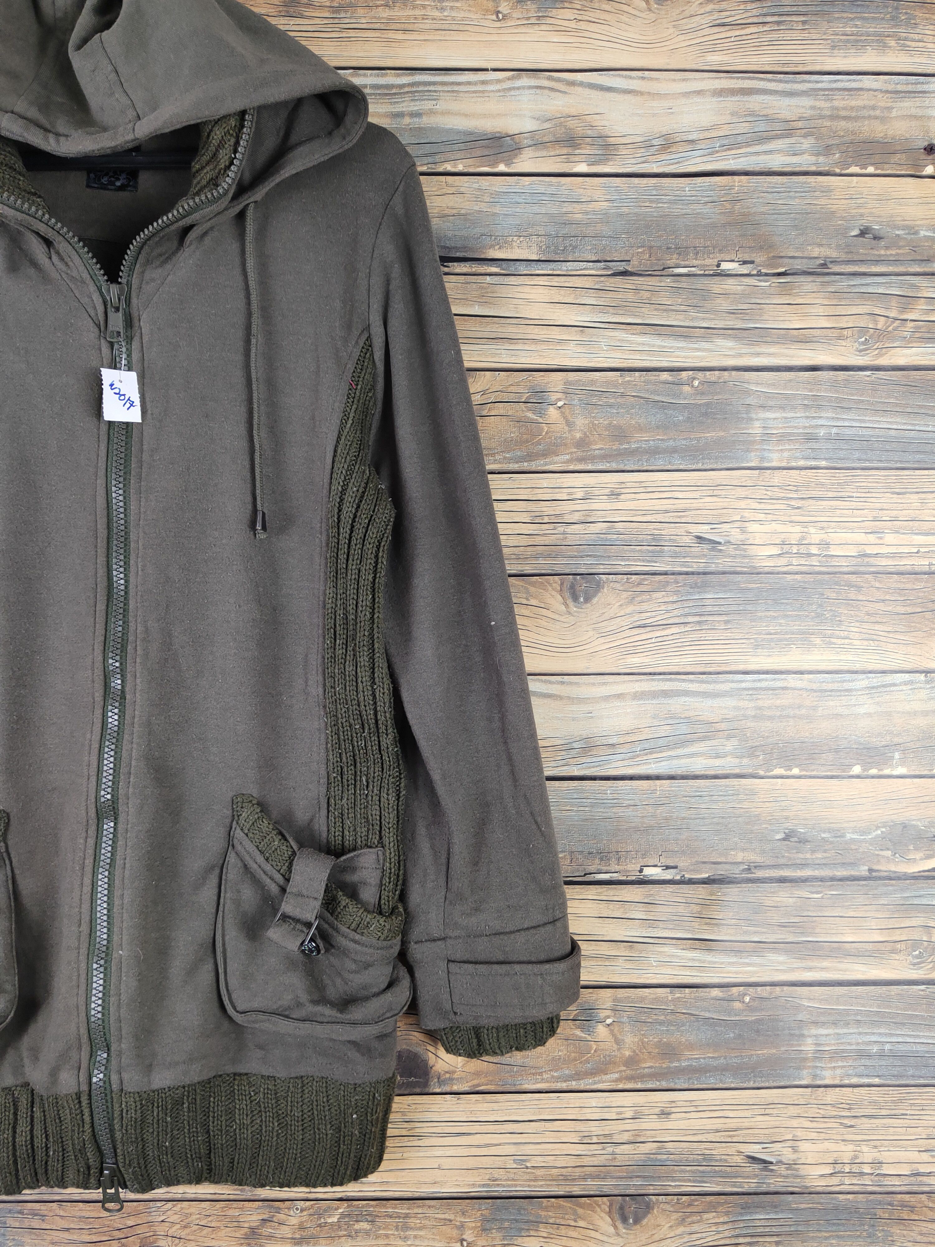 Japanese Brand Spinash Olive Hoodie Sweaters #W2017 Size M / US 6-8 / IT 42-44 - 5 Thumbnail