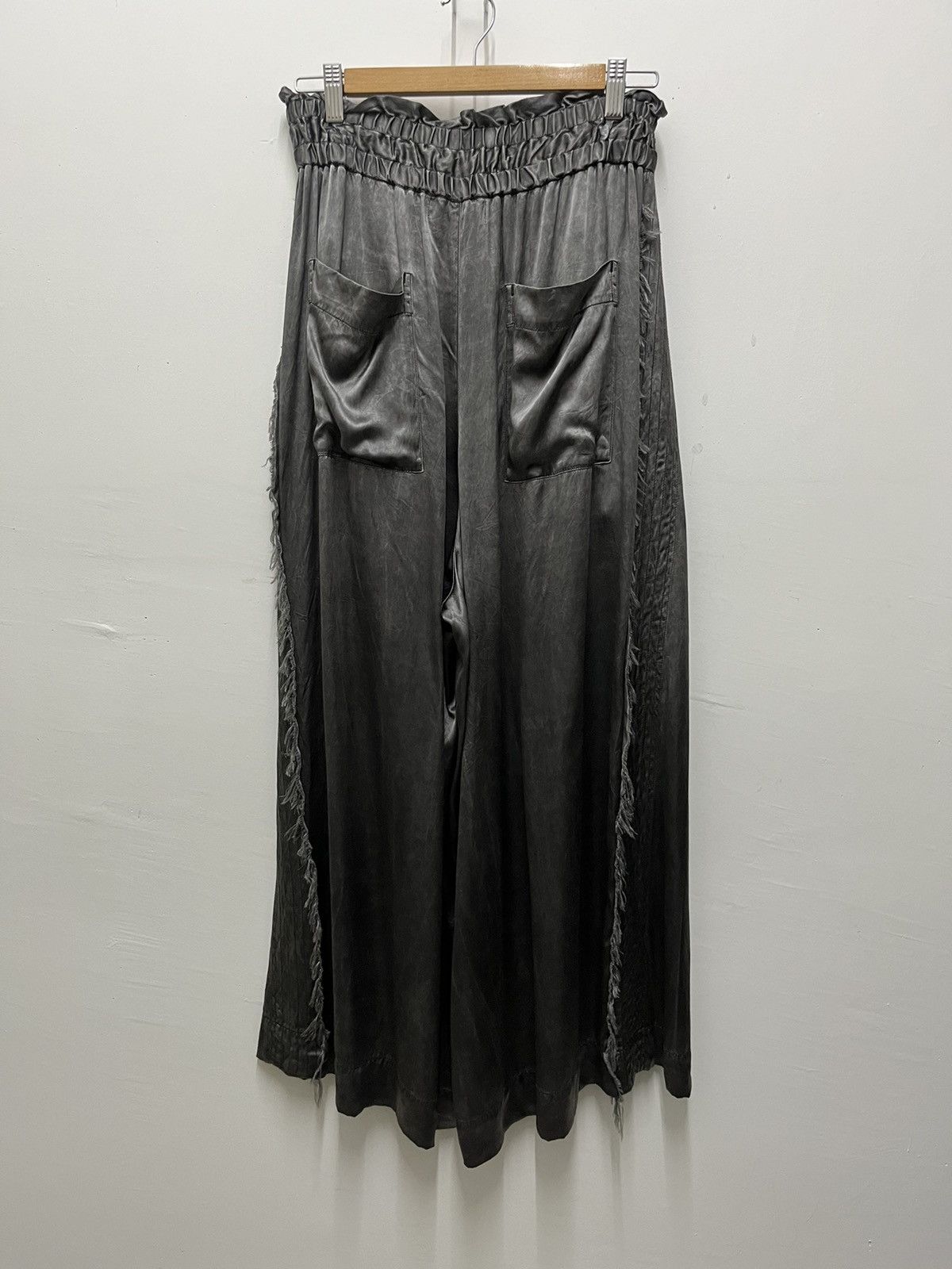 CABANE de ZUCCa Vintage Zucca Cabane de Zucca Wide Rayon Pants Women Pants Size 27" / US 4 / IT 40 - 4 Thumbnail