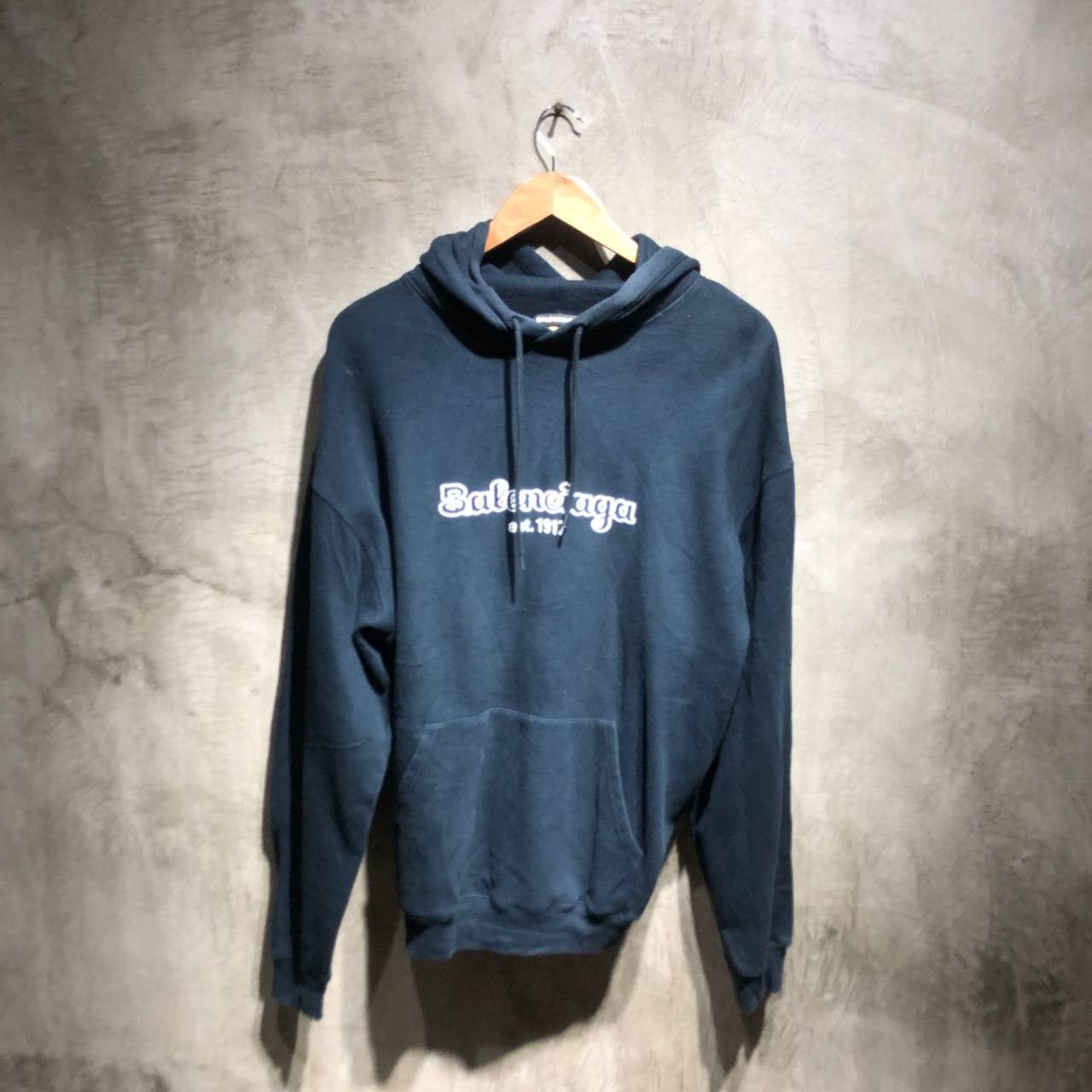 Balenciaga Balenciaga Est. 1917 embroidered Logo hoodie Grailed