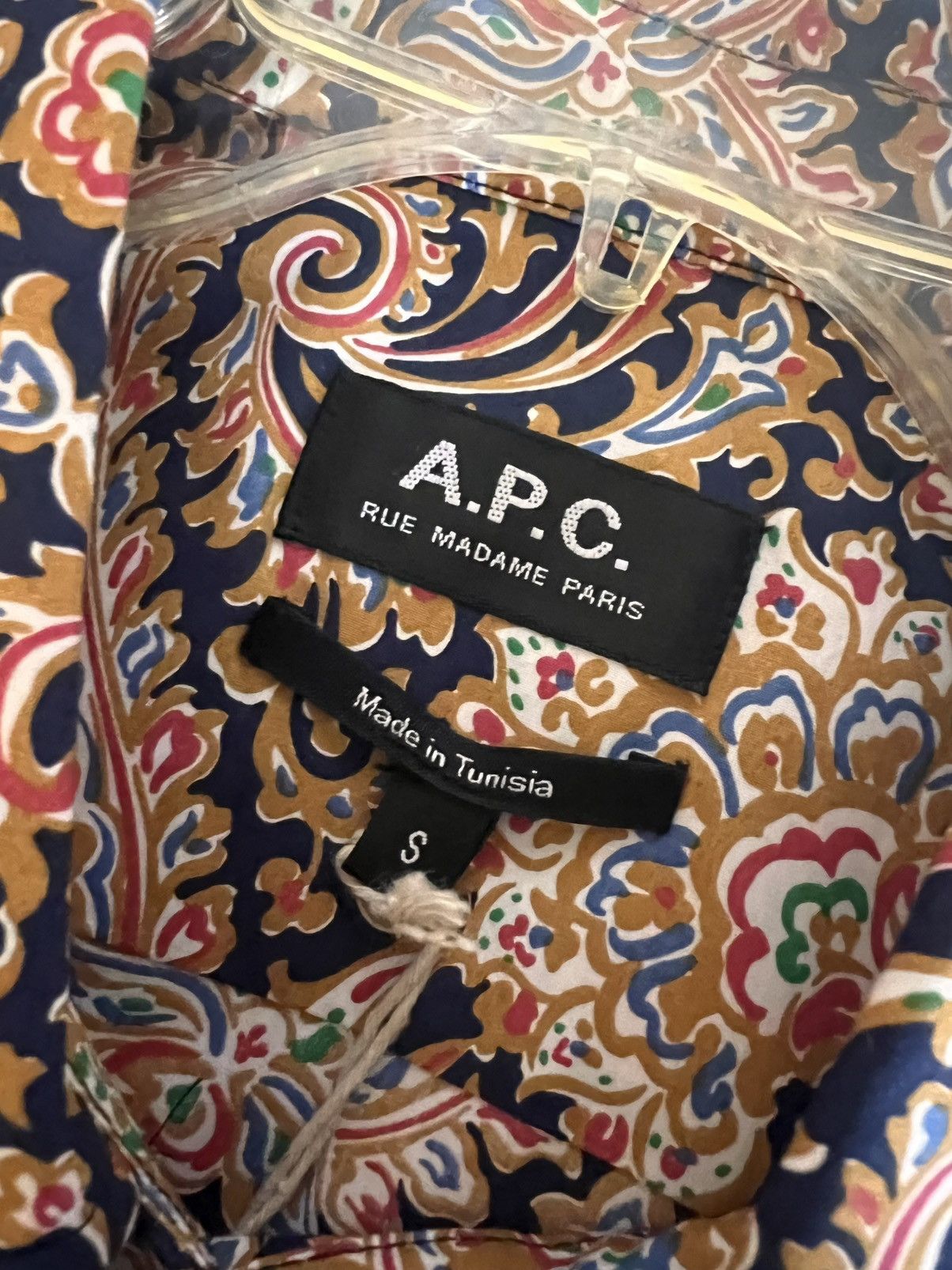 A.P.C. Chemisette Jim Orange shirt Size US S / EU 44-46 / 1 - 3 Thumbnail