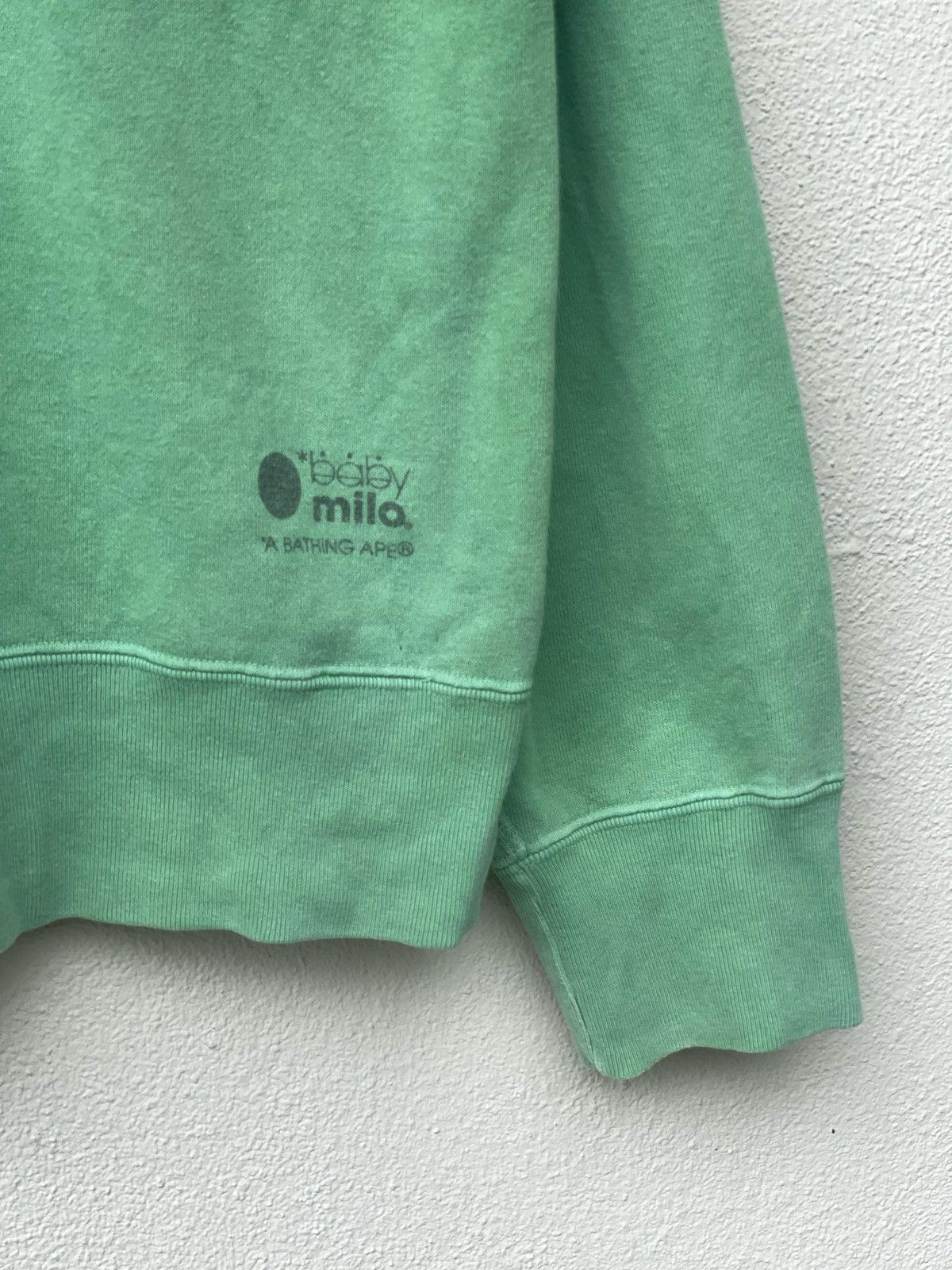 Bape × Nigo Vintage Baby Milo By A Bathing Ape Crewneck Sweatshirt Size US M / EU 48-50 / 2 - 5 Thumbnail