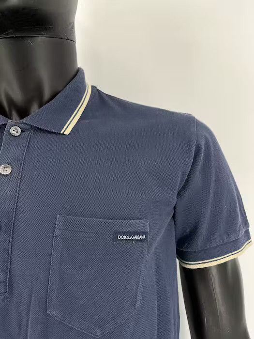 Dolce & Gabbana × Vintage Vintage Y2K Dolce&Gabbana Basic Polo T-Shirt Size US M / EU 48-50 / 2 - 8 Thumbnail