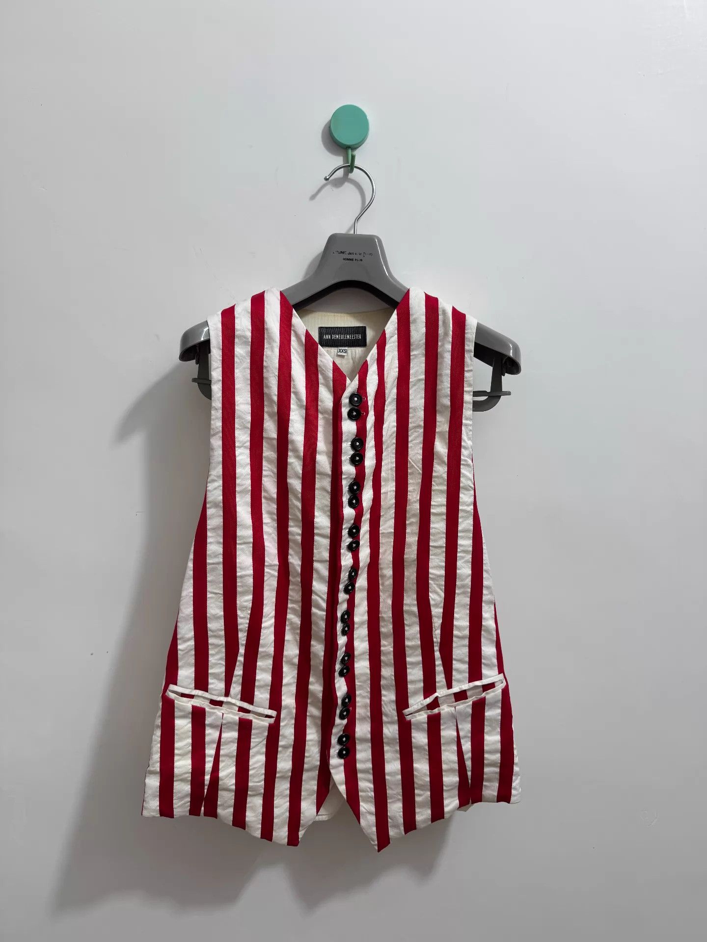 Ann Demeulemeester Ann Demeulemeester OG Classic Red White Jacket 33/98 Size US S / EU 44-46 / 1 - 1 Thumbnail