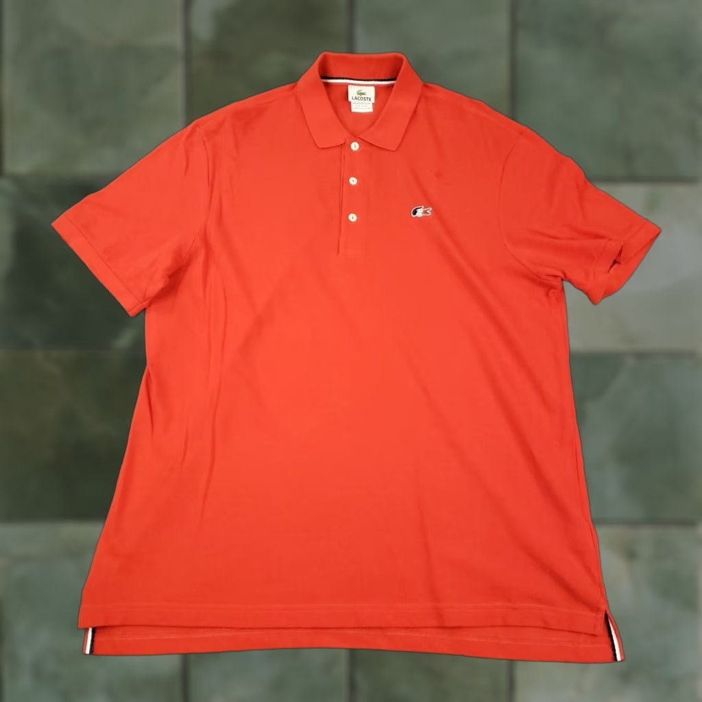 Lacoste Lacoste Polo Shirt Men XL Red Short Sleeve Polo Men Red Lacoste Shirt Polo XL Red Lacoste Polo Shirt Golf Casual Tennis Size US XL / EU 56 / 4 - 1 Thumbnail
