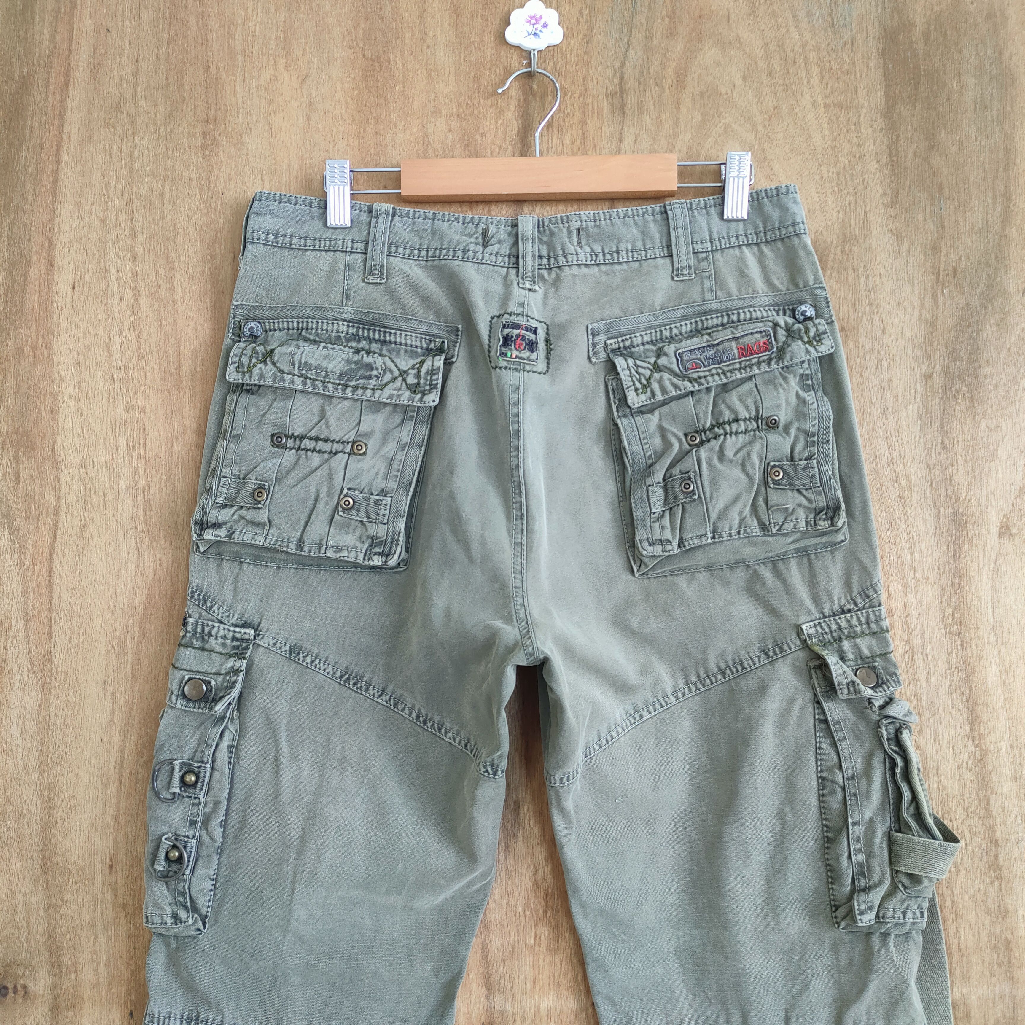 Japanese Brand VINTAGE JAPANESE BONDAGE CARGO PANTS Size US 32 / EU 48 - 7 Thumbnail