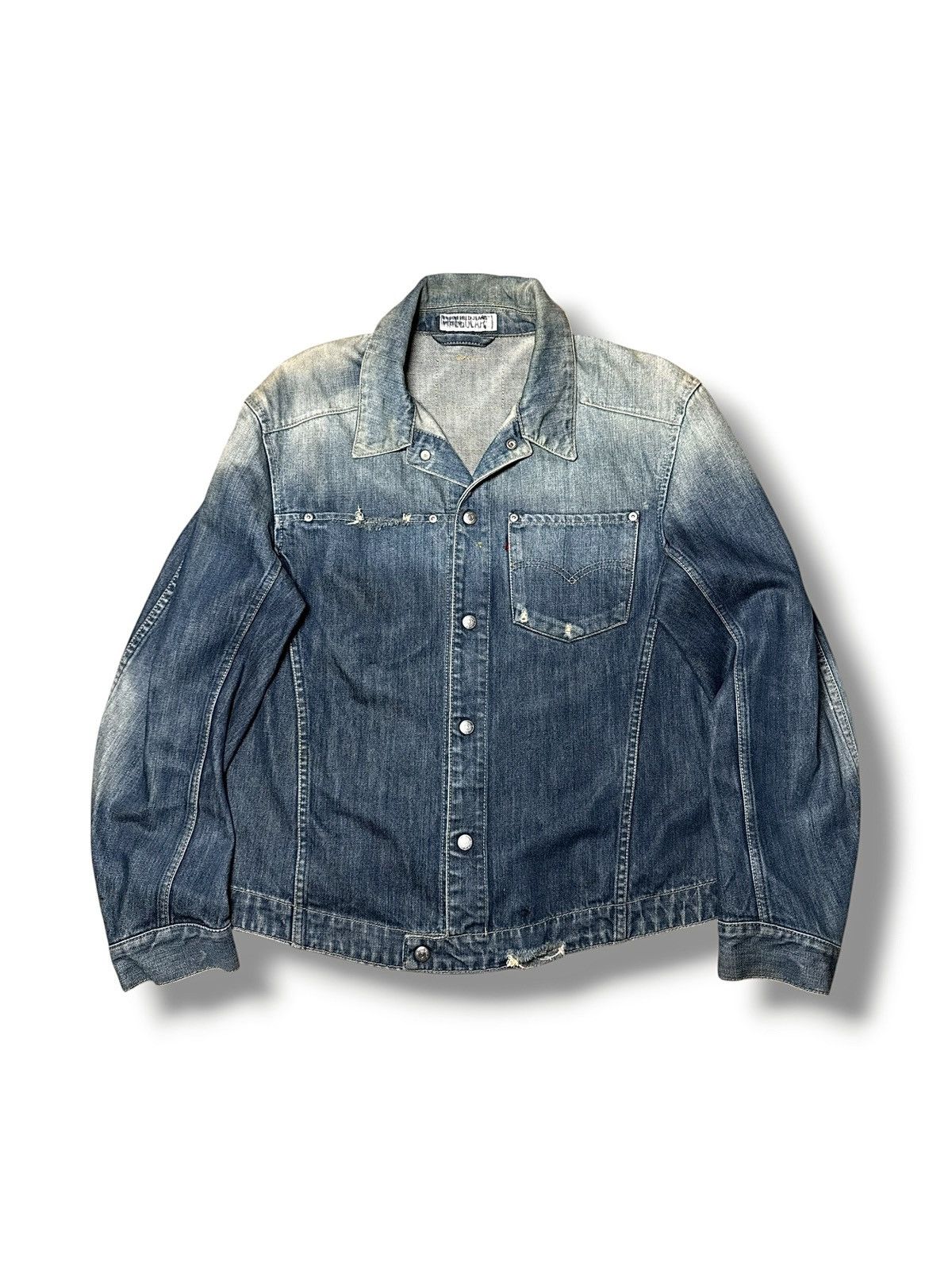 Levi's Vintage Y2K Levi’s Engineered Washed Jacket Avantgarde 90s Size US M / EU 48-50 / 2 - 1 Thumbnail