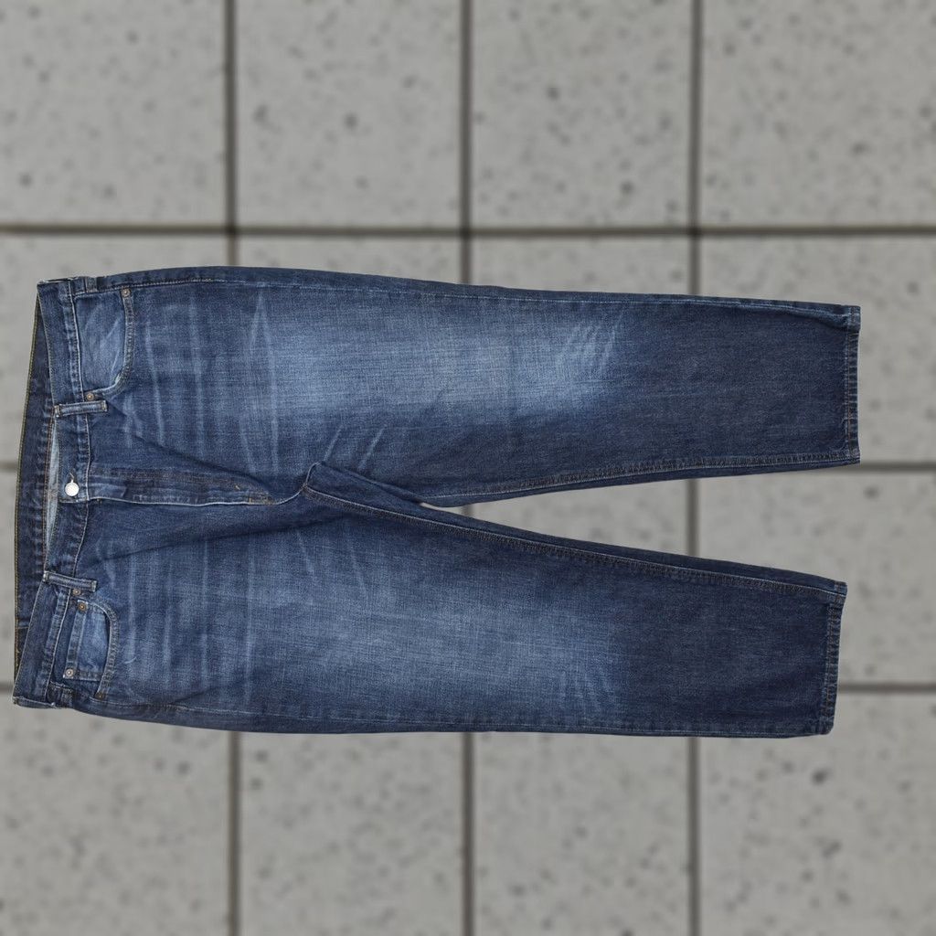Levi's Levi's 541 Athletic Taper Jeans Blue Denim W42 L30 Cotton Blend Stretch 5-Pocket Logo Zip Men Regular Size Size US 42 / EU 58 - 1 Thumbnail