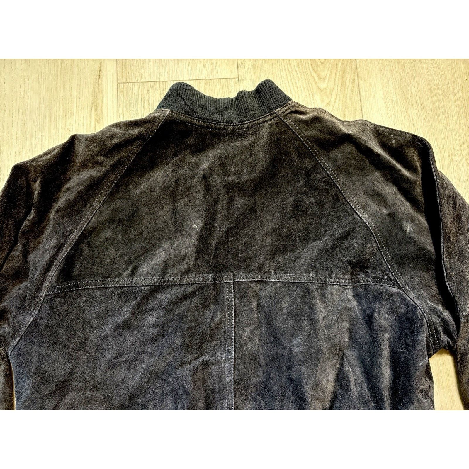 Guess VTG 80s Guess Suede Bomber Jacket Georges Marciano Small Size US S / EU 44-46 / 1 - 12 Thumbnail