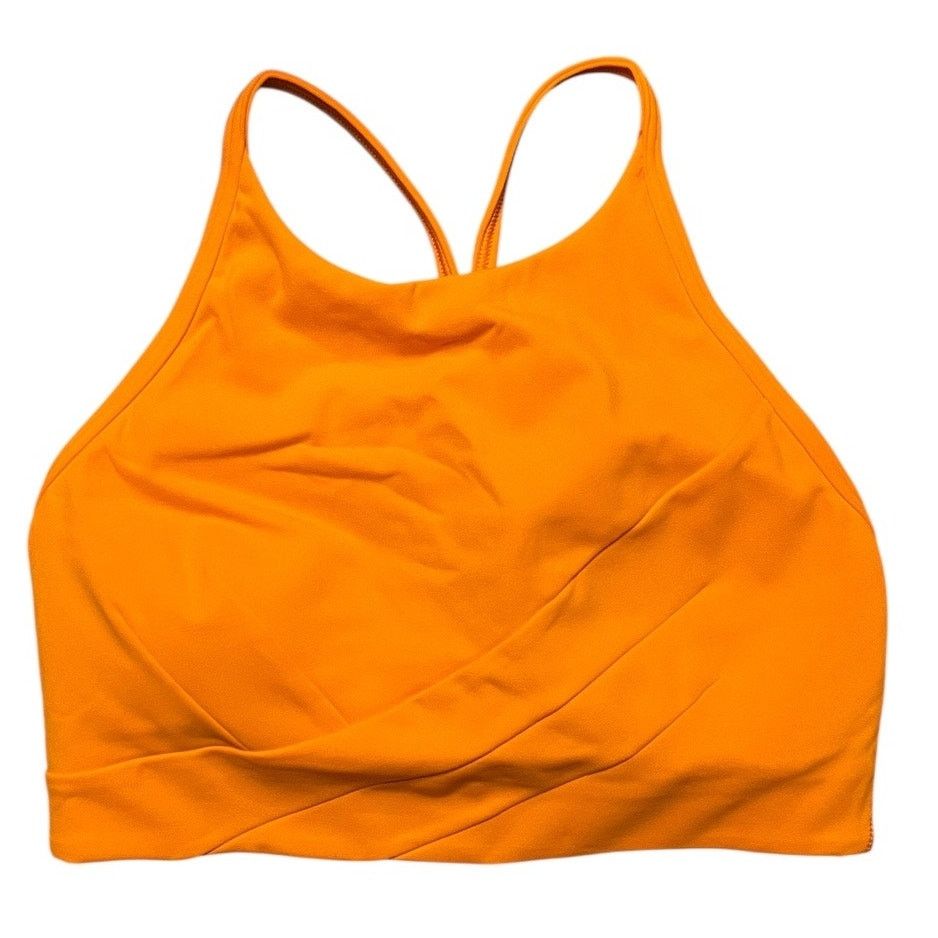 Lululemon Lululemon Flow Y Wrap-Front High-Neck Bra Size 4 Orange Size S / US 4 / IT 40 - 1 Thumbnail