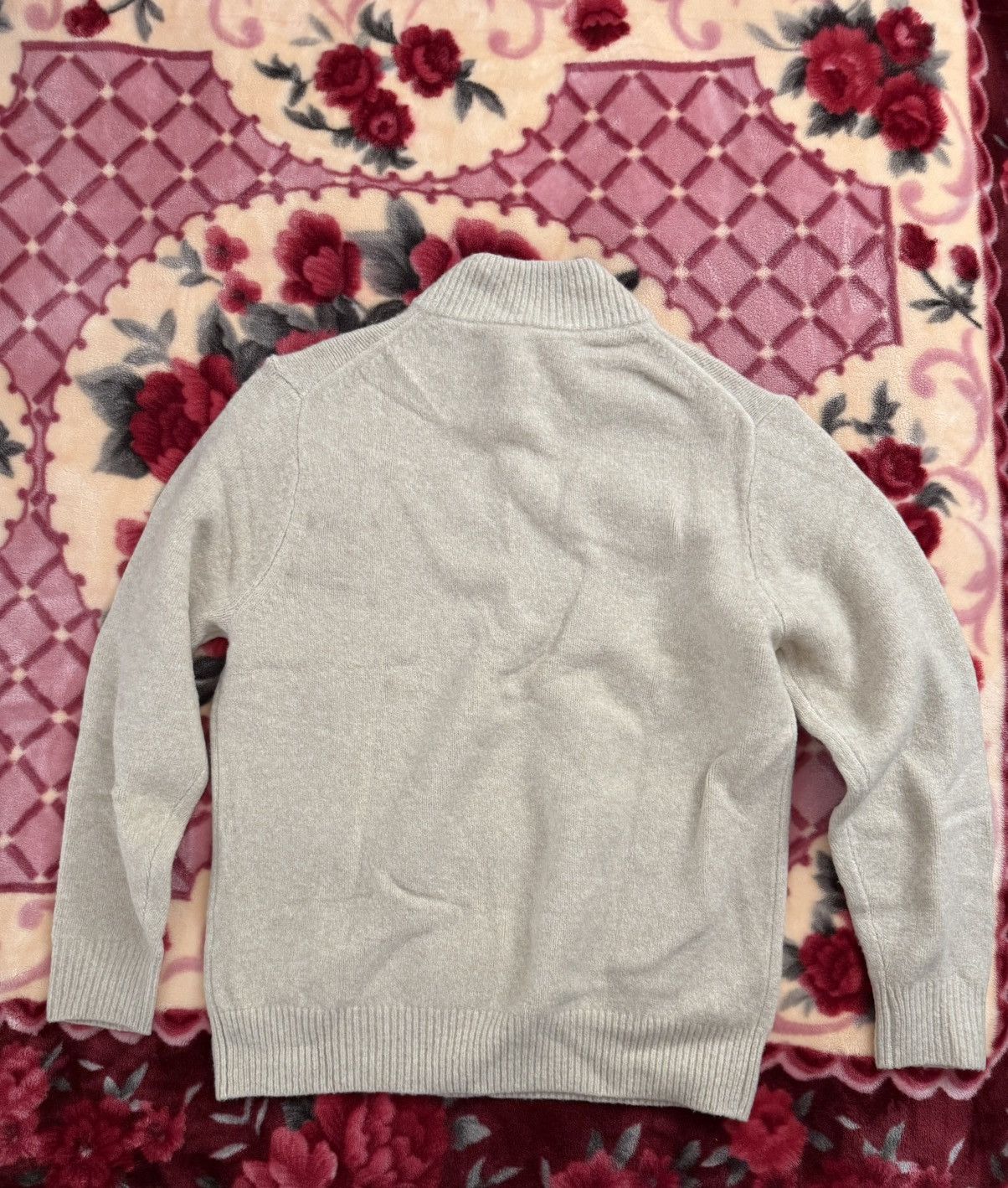 Uniqlo Uniqlo Quarter Zip “Oatmeal” Size XL 🔥 Size US XL / EU 56 / 4 - 5 Thumbnail
