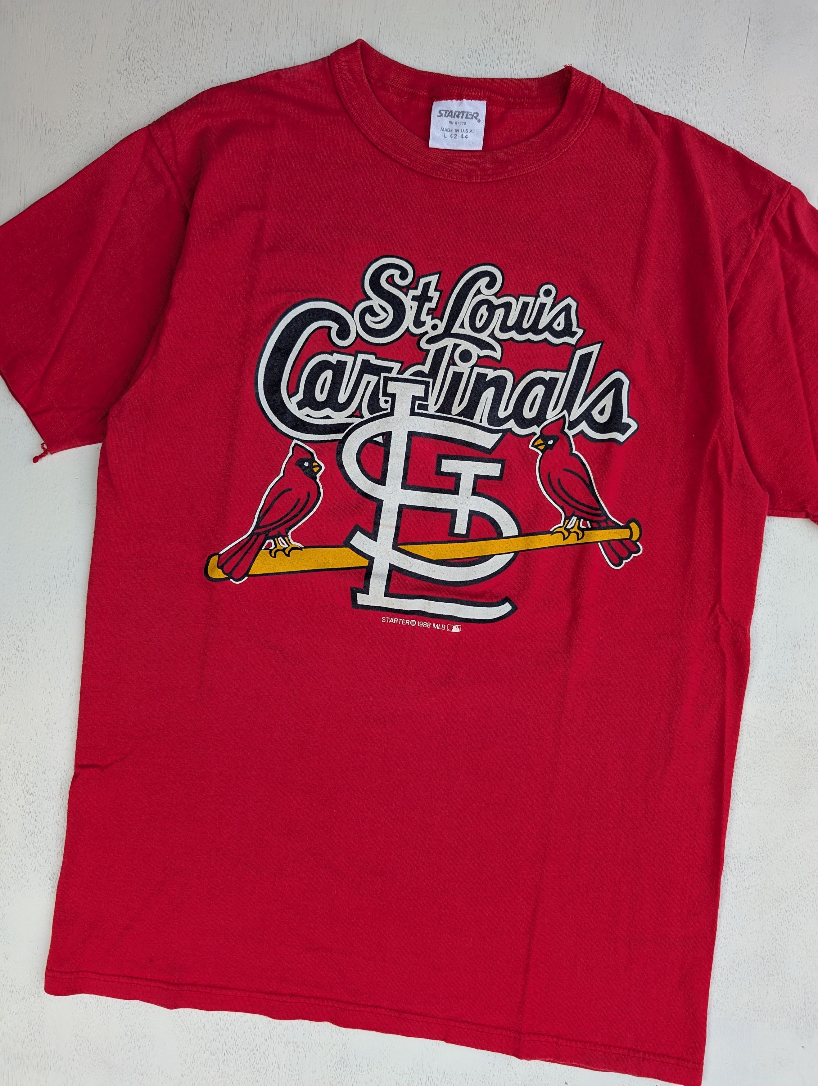 MLB × Starter × Vintage Vintage 1988 Starter St. Louis Cardinals graphic t shirt Size US L / EU 52-54 / 3 - 3 Thumbnail