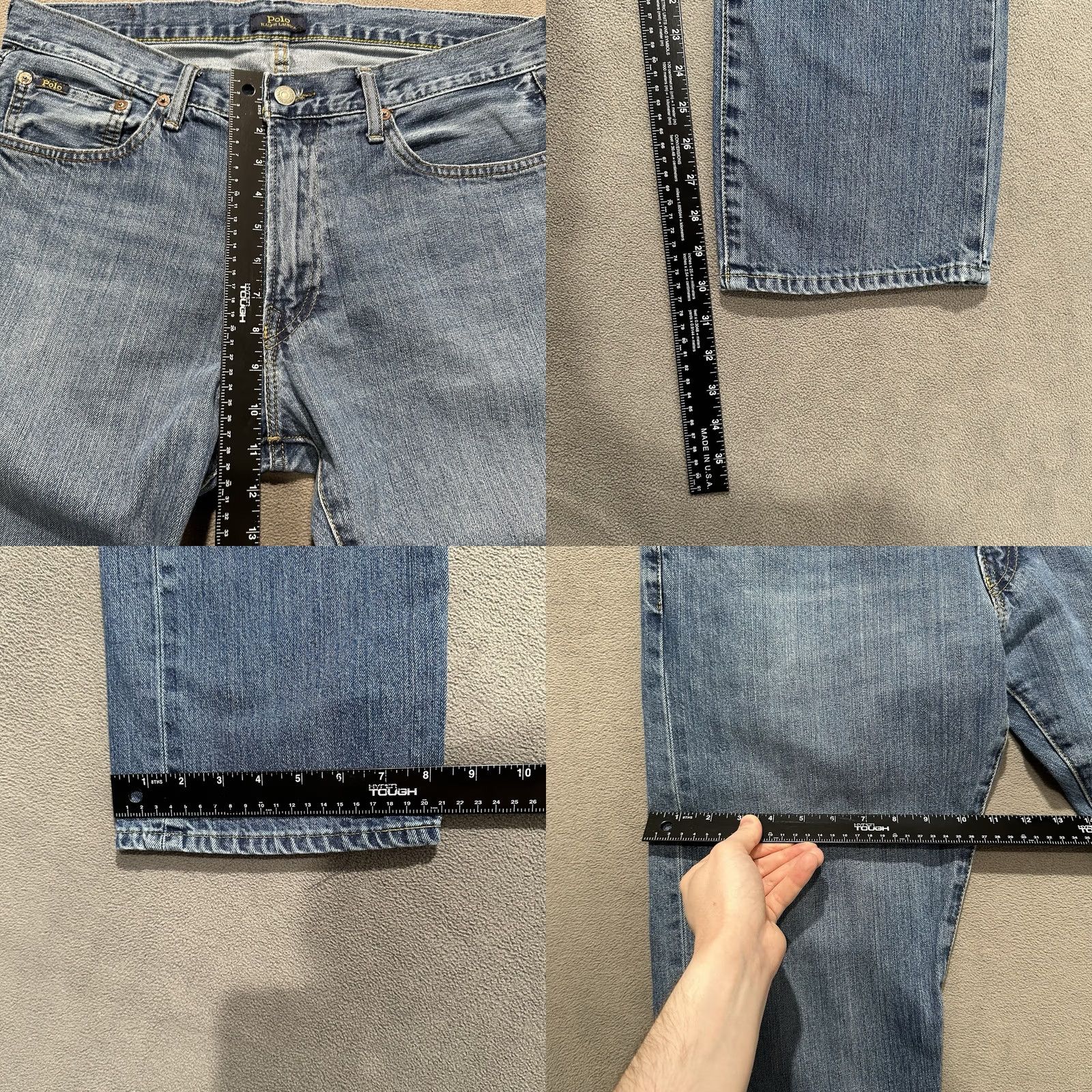 Polo Ralph Lauren Polo Ralph Lauren Jeans Mens 33x32 Blue Denim The Classic Fit Size US XS / EU 42 / 0 - 8 Thumbnail