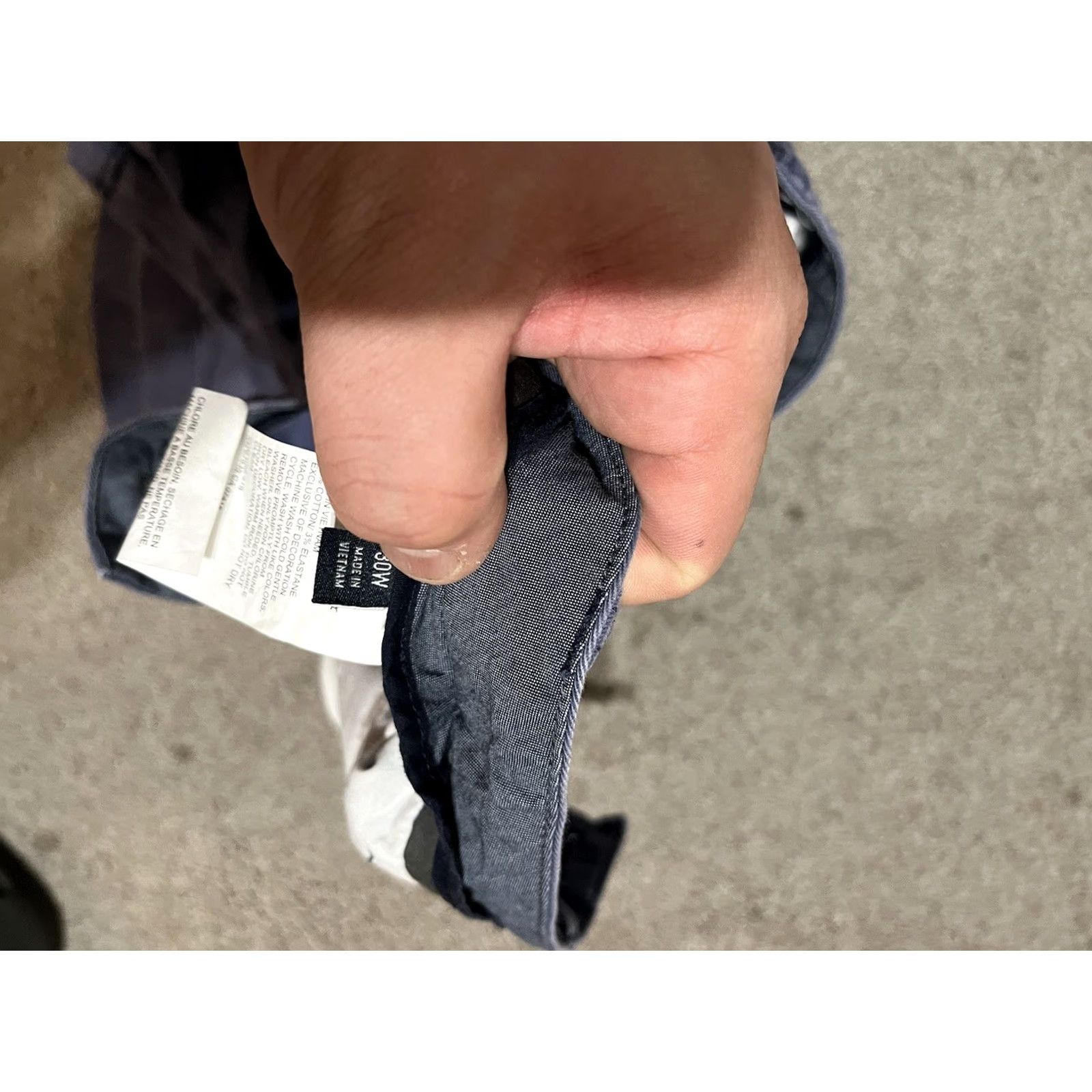 Nautica Nautica Shorts Mens 30W Blue The Deck Fit Cotton Casual Summer Size US 30 / EU 46 - 4 Thumbnail