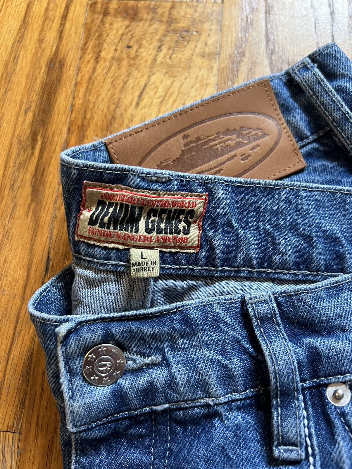 Corteiz Corteiz Pleated Star Logo Denim. Size US 34 / EU 50 - 3 Thumbnail
