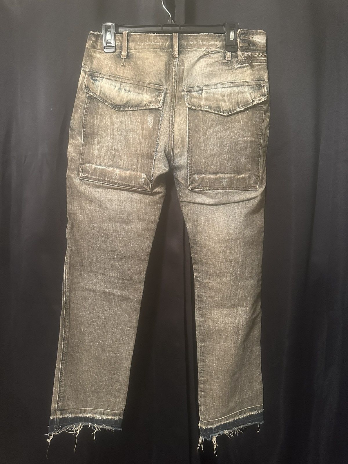 Rick Owens × Rick Owens Drkshdw Rick Owens Double Layer Aircut Size US 30 / EU 46 - 3 Thumbnail