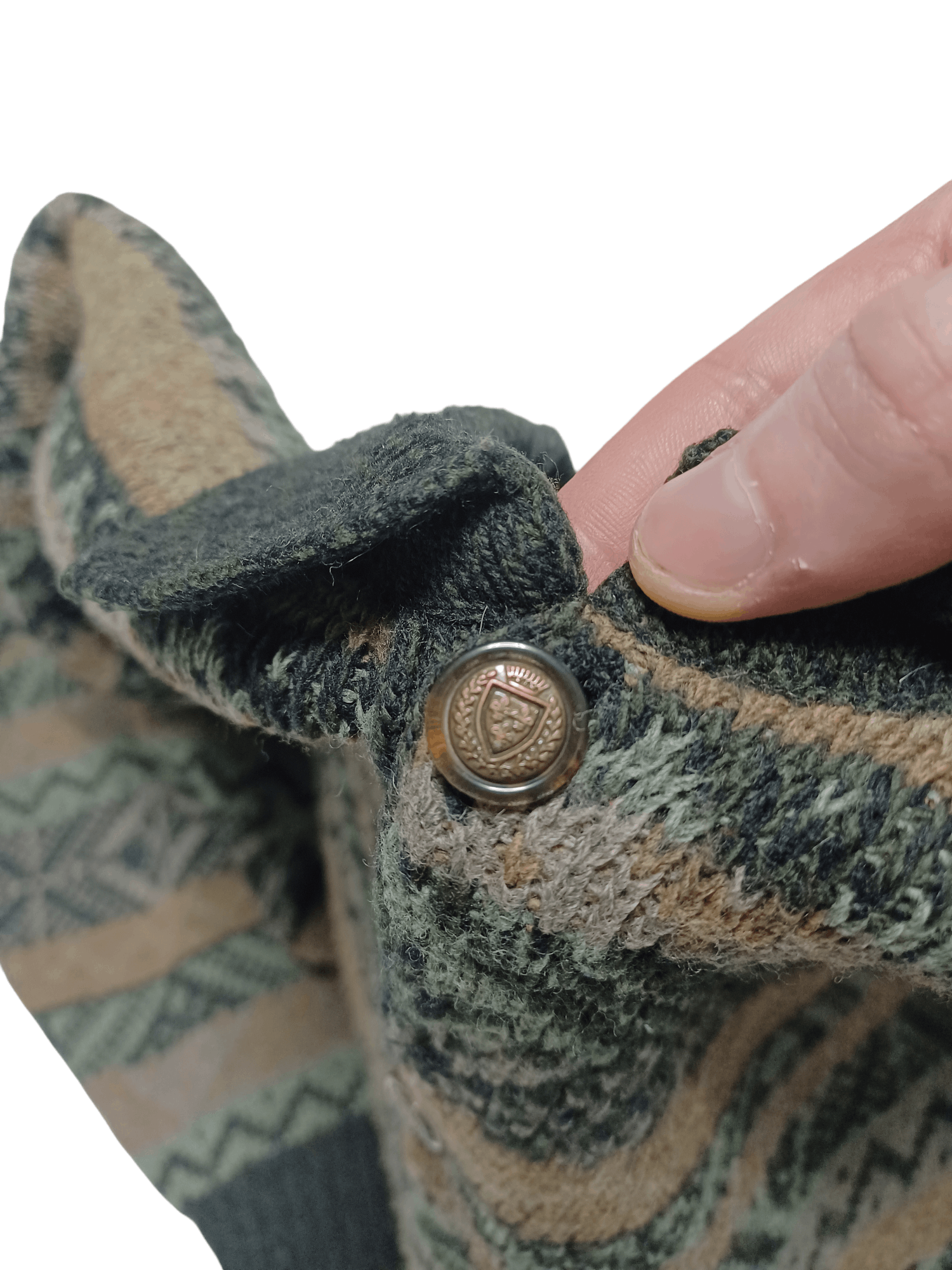 Other MADE IN ITALY VINTAGE WOOL QUATER SWEATER 1/4 OLDMONEY Size US M / EU 48-50 / 2 - 3 Thumbnail