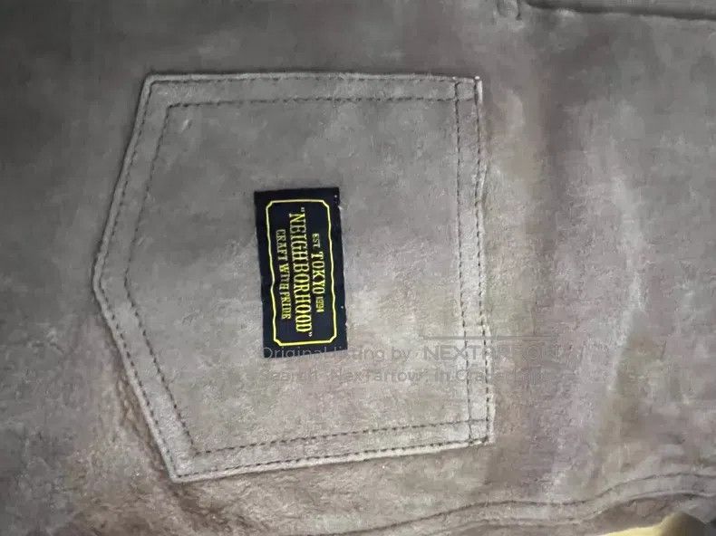 Neighborhood Leather Jacket, Size M