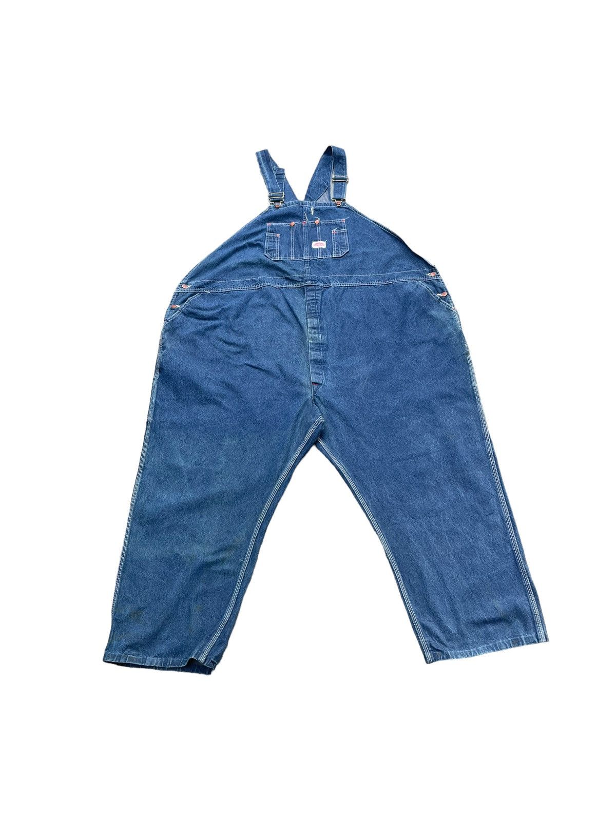 image of Overalls x Vintage 80’S Round House Overall in Blue, Men's (Size 44)
