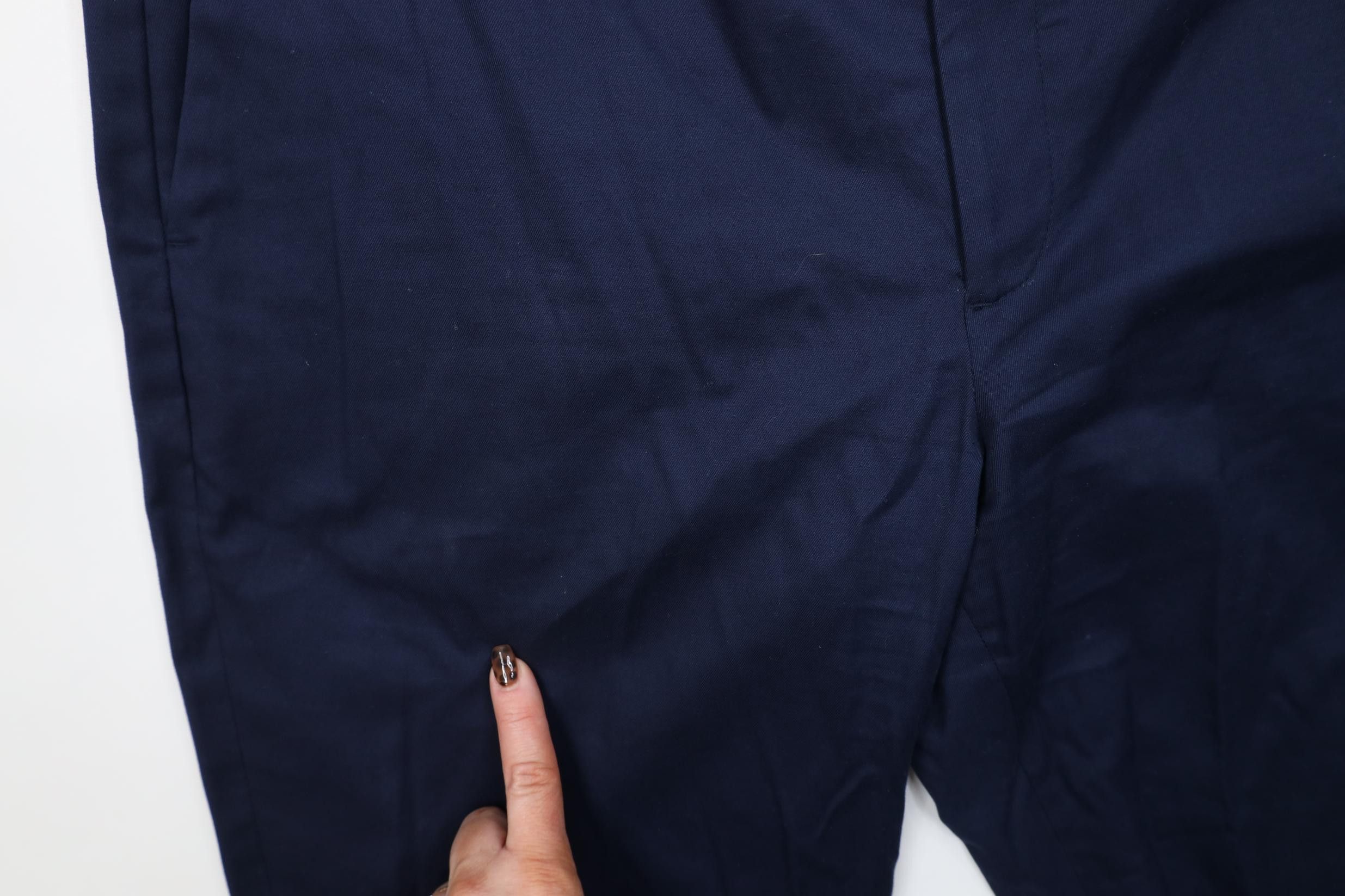 J.Crew J Crew Bowery Stretch Classic Fit Chino Pants Navy Blue Size US 35 - 6 Thumbnail