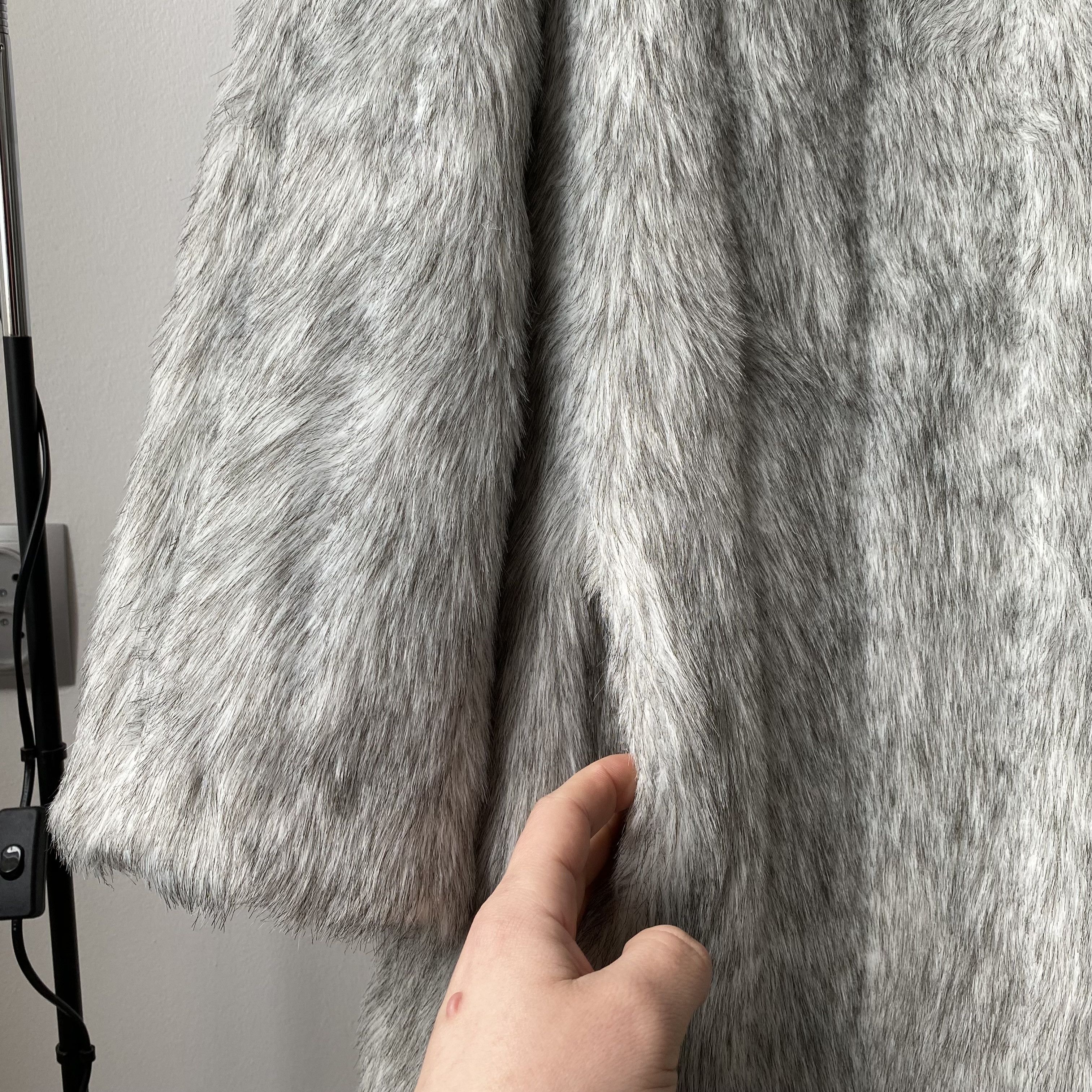 If Six Was Nine Y2K Japanese Vintage 90s Faux Fur Coat Maxi opium Size US L / EU 52-54 / 3 - 5 Thumbnail