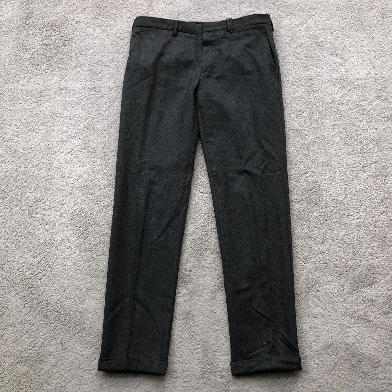 Prada Prada Virgin Wool Cuffed Trousers Pants Size US 32 / EU 48 - 1 Thumbnail