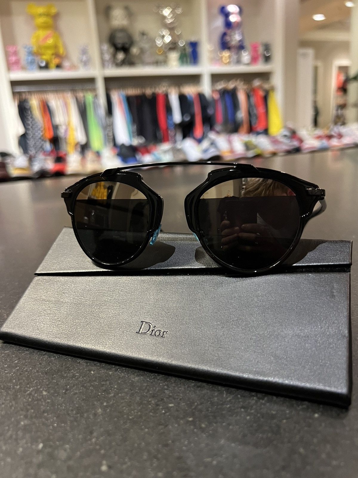 Dior Dior Soreal Split Sunglasses new black Size ONE SIZE - 2 Thumbnail