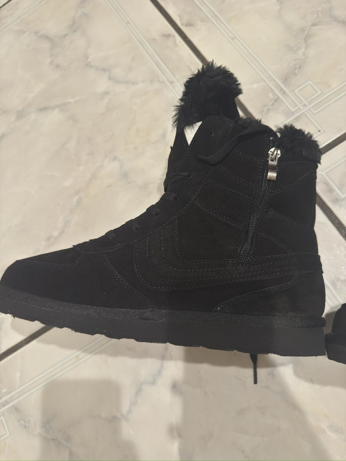 Grimykids Early Access Exclusive BLACK RUGGS (Rick Owen UGGs) Size US 9 / EU 42 - 5 Thumbnail