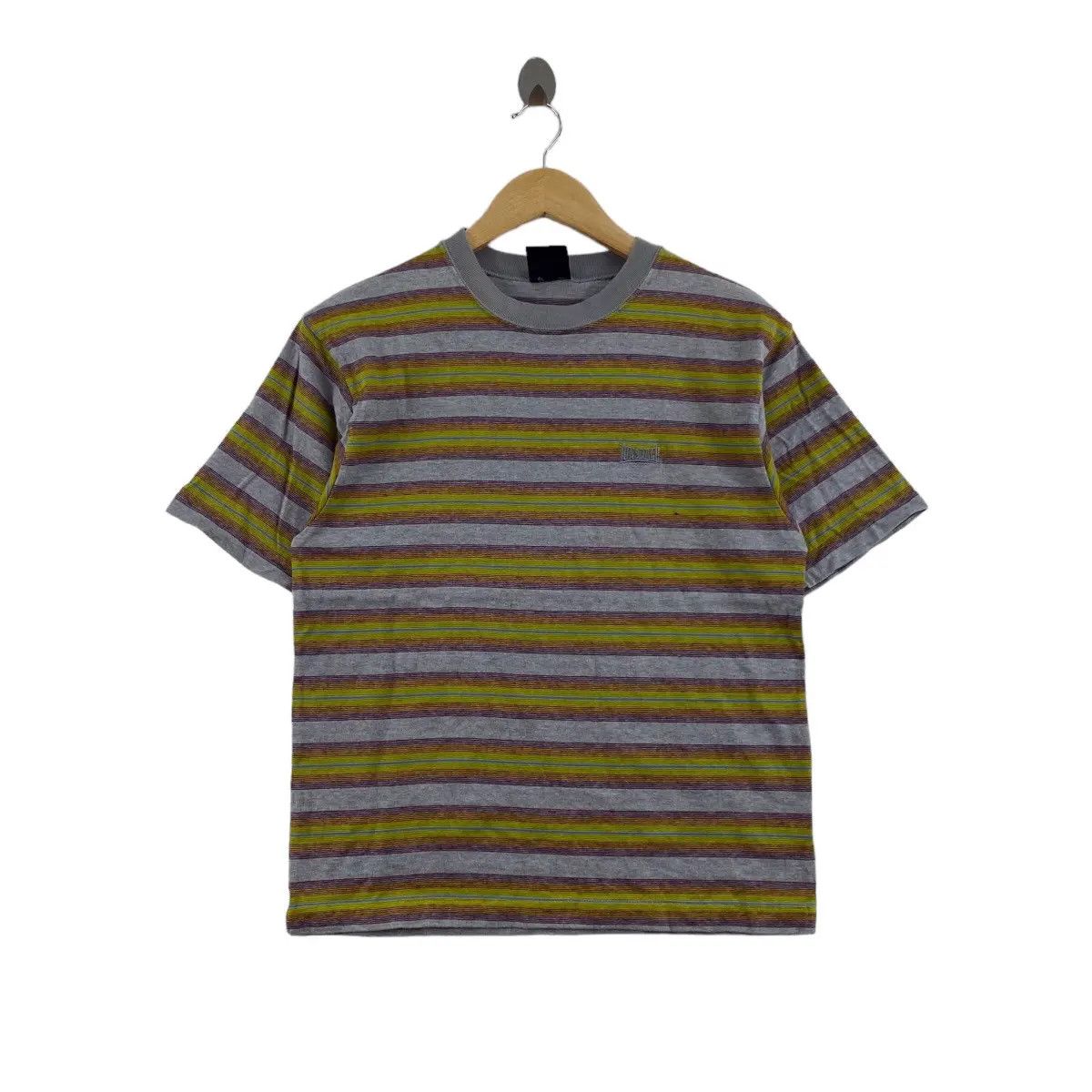 Lonsdale Vintage LONSDALE LONDON Punk Striped Tee Shirt Top Size US L / EU 52-54 / 3 - 1 Thumbnail