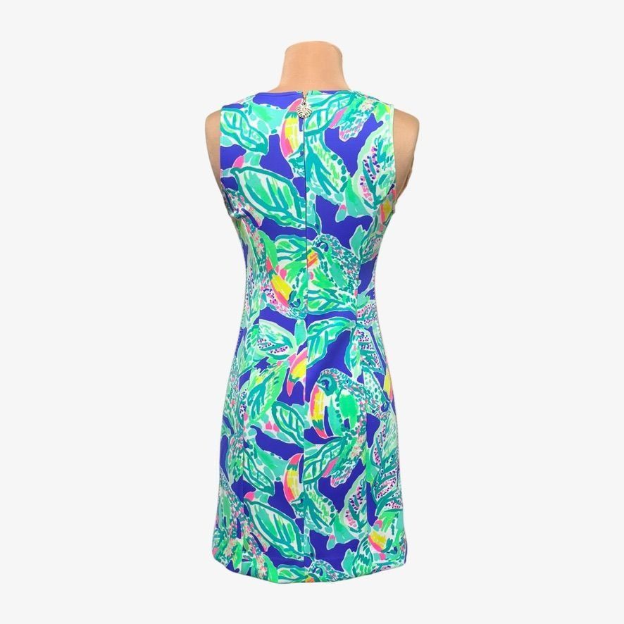 Lilly Pulitzer Lilly Pulitzer Mila Shift Dress XXS Stretch Multi Neon Tropi Size XXS / US 00 / IT 34 - 3 Thumbnail