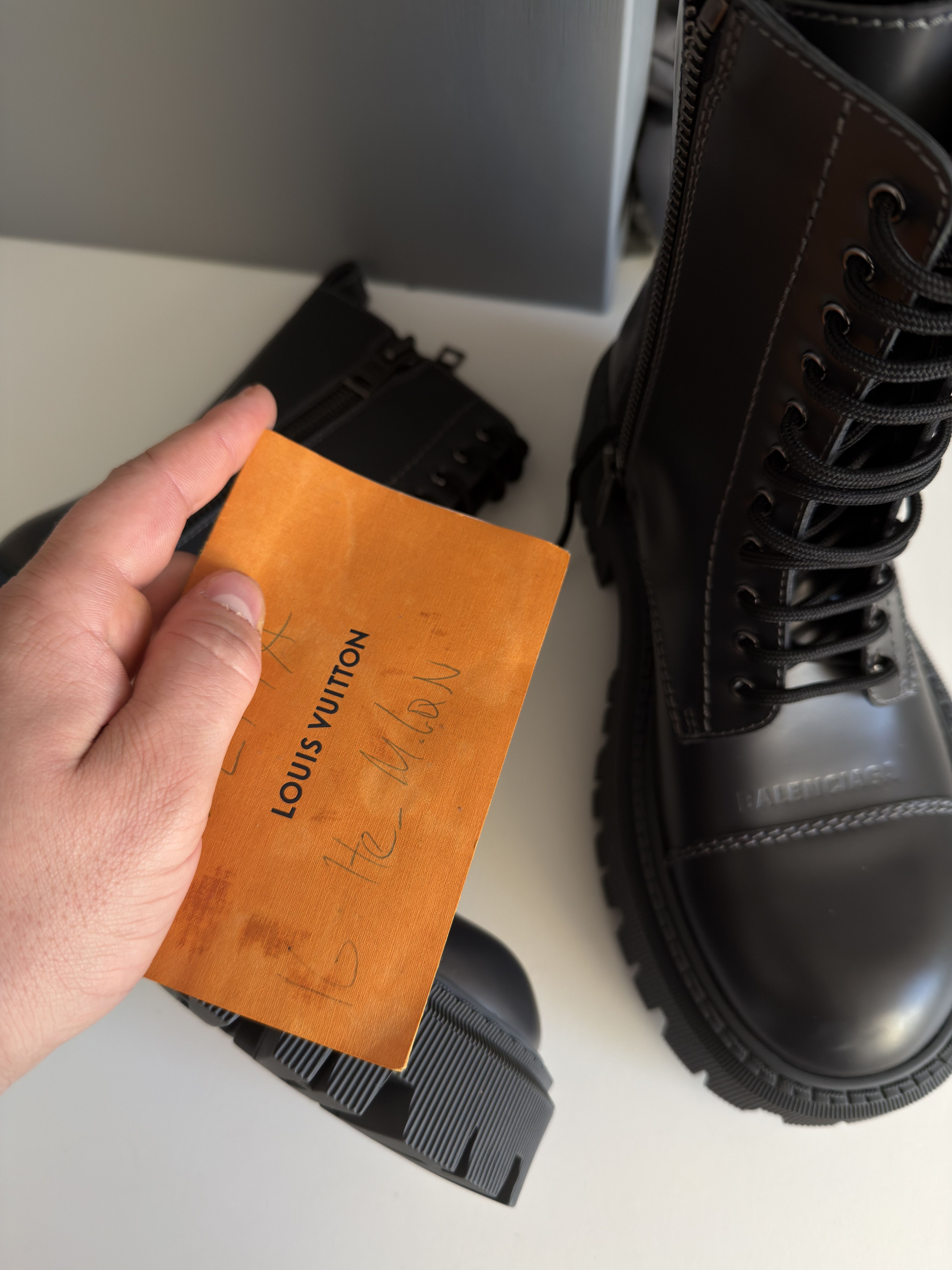 Balenciaga Balenciaga Tractor Boots | Grey Size US 8 / IT 38 - 13 Thumbnail