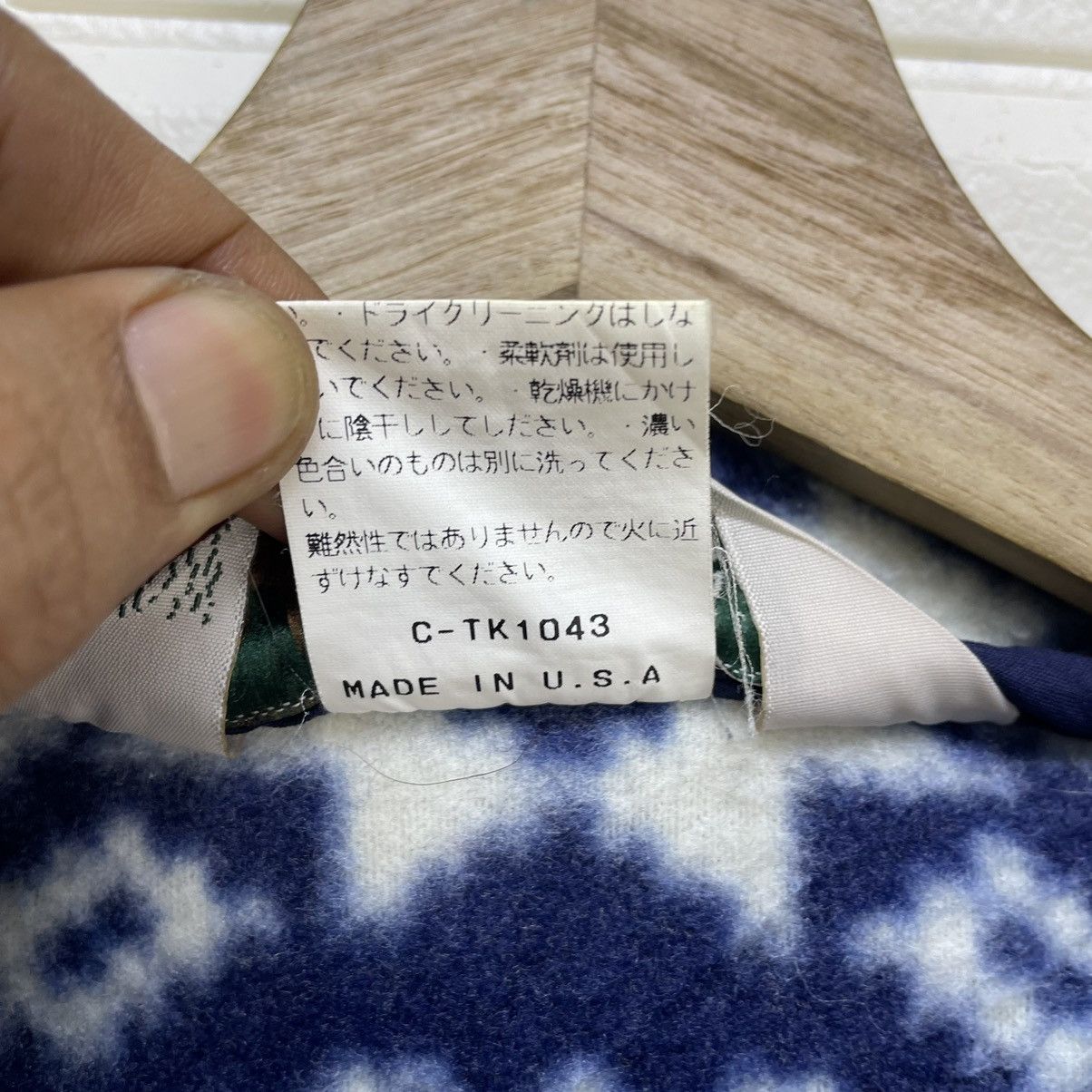 Native × Vintage 💥Vintage Monogram Made In Usa Fleece Jacket Native Style Size US M / EU 48-50 / 2 - 7 Thumbnail