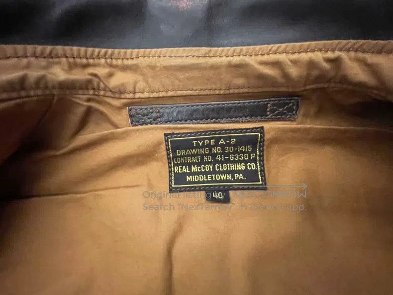 The Real McCoy's The Real McCoys A2 horseskin flight jacket Size US M / EU 48-50 / 2 - 3 Thumbnail
