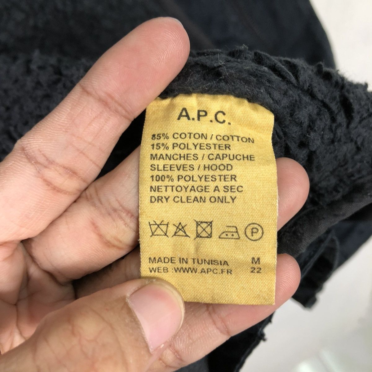 A.P.C. 🔥VINTAGE PARKA JACKET BIKER BLANKET APC HOODIE Size US XS / EU 42 / 0 - 19 Thumbnail