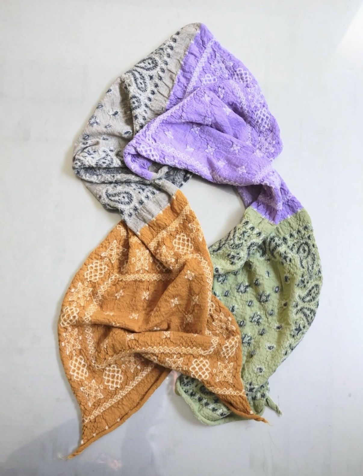 Kapital Kapital wool Bandana Patchwork muffler scarf Size ONE SIZE - 1 Preview