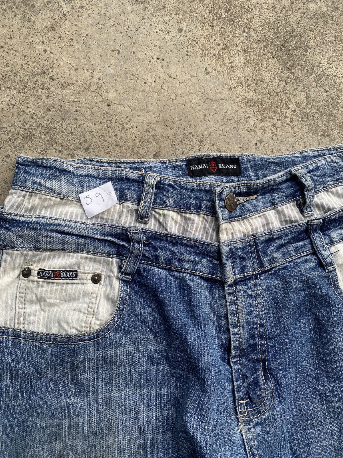 Beauty Beast × Japanese Brand Vintage hamai brand flare denim pant Size US 32 / EU 48 - 7 Thumbnail
