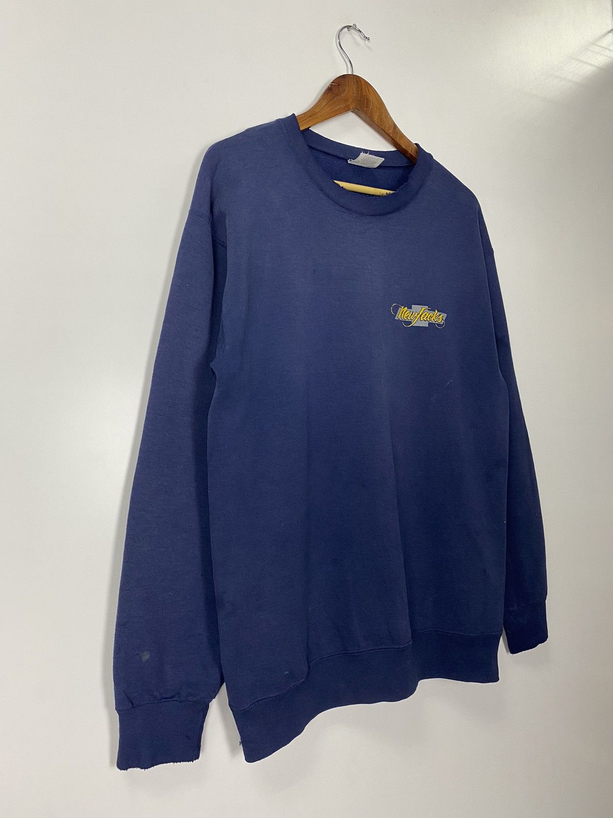 Vintage Vintage 90s Newfucks Sweatshirt Size US L / EU 52-54 / 3 - 6 Thumbnail