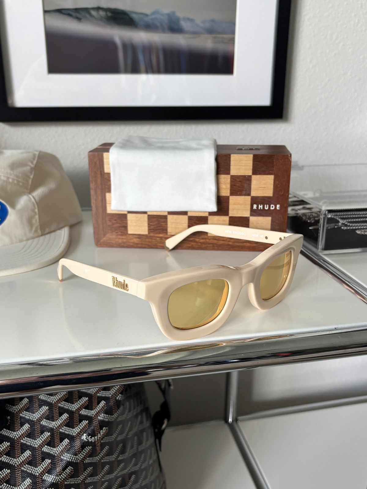 Rhude RHUDE - NEW RHODEO FRAME SUNGLASSES Size ONE SIZE - 2 Thumbnail