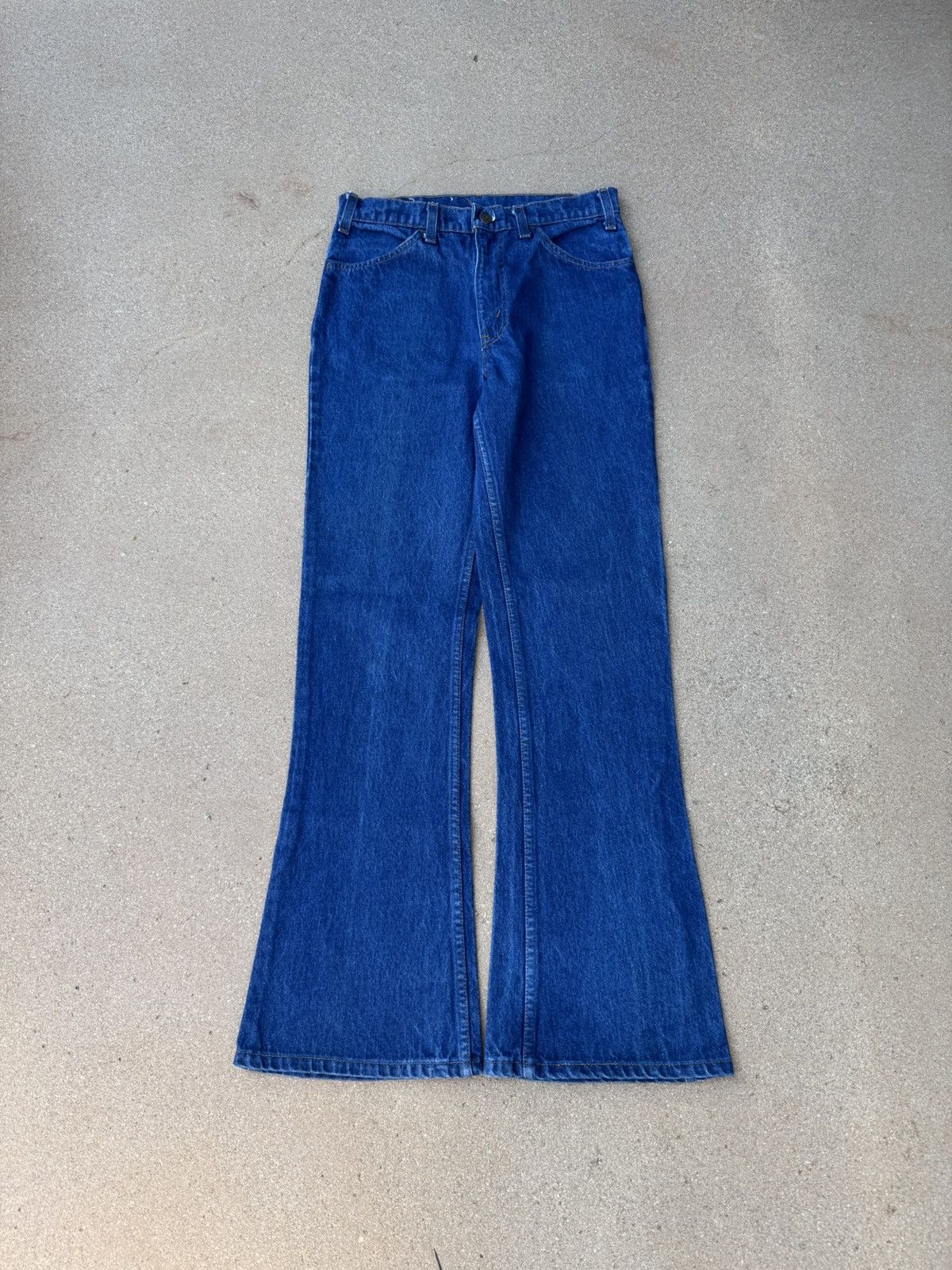 Levi's Vtg 80’s Levi’s 646 Orange Tab Bellbottom Flare Jeans 29x31 Size US 29 - 1 Thumbnail