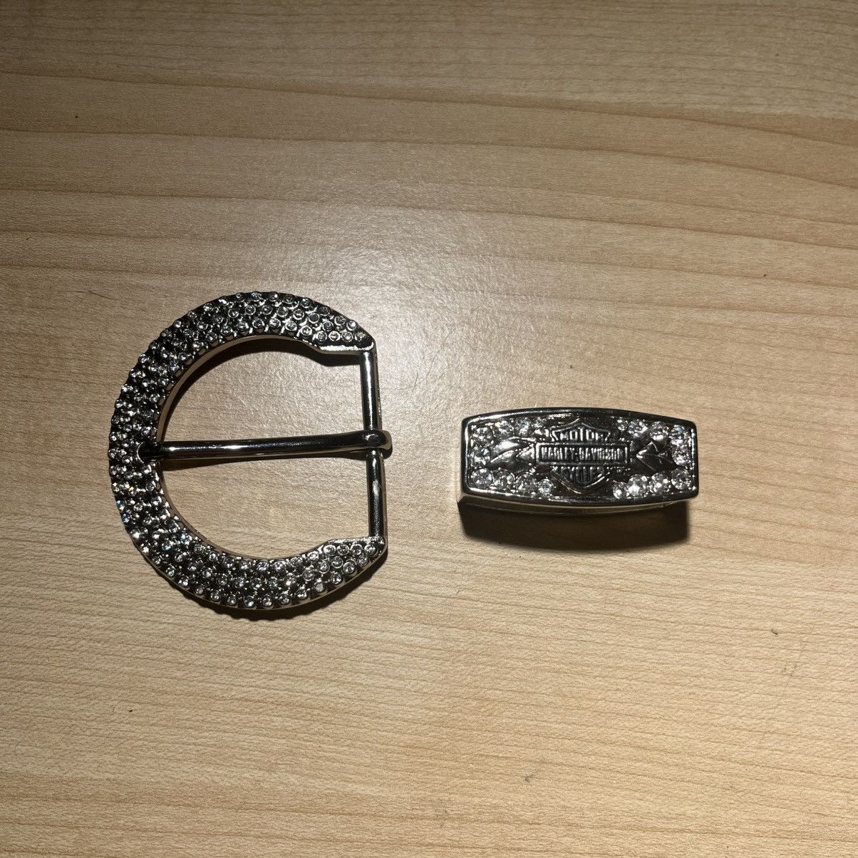 Harley Davidson × Vintage Silver Harley Davidson buckle Size ONE SIZE - 1 Thumbnail