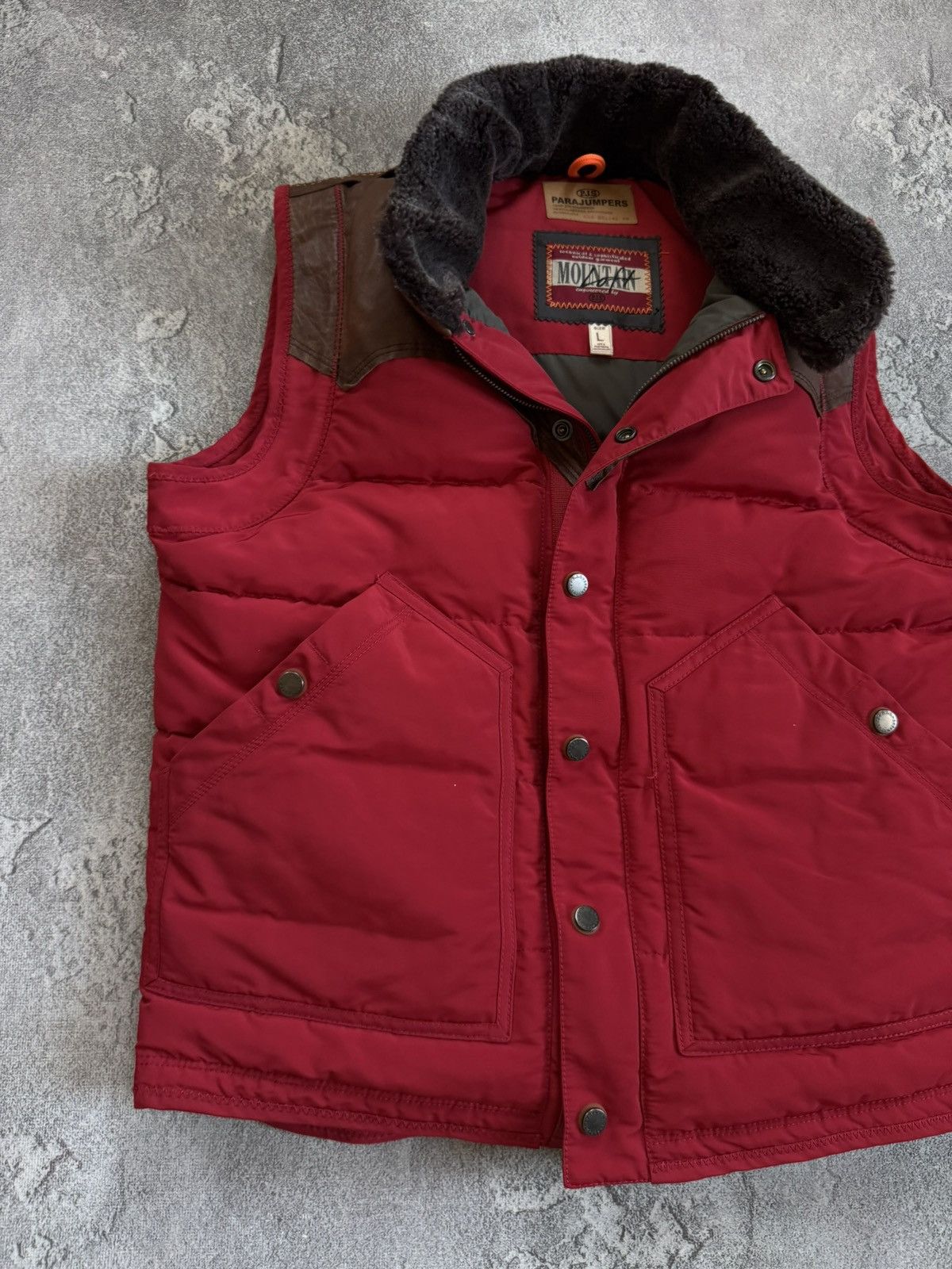 Parajumpers Parajumpers L/size Masterpiece series down vest jacket faux Size US L / EU 52-54 / 3 - 7 Thumbnail